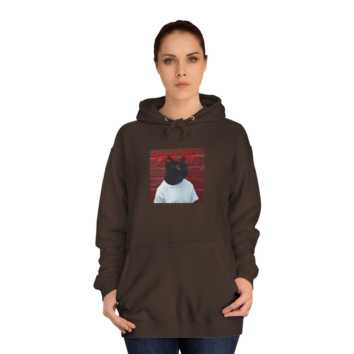 MEOW. Funny Unisex Hoodie