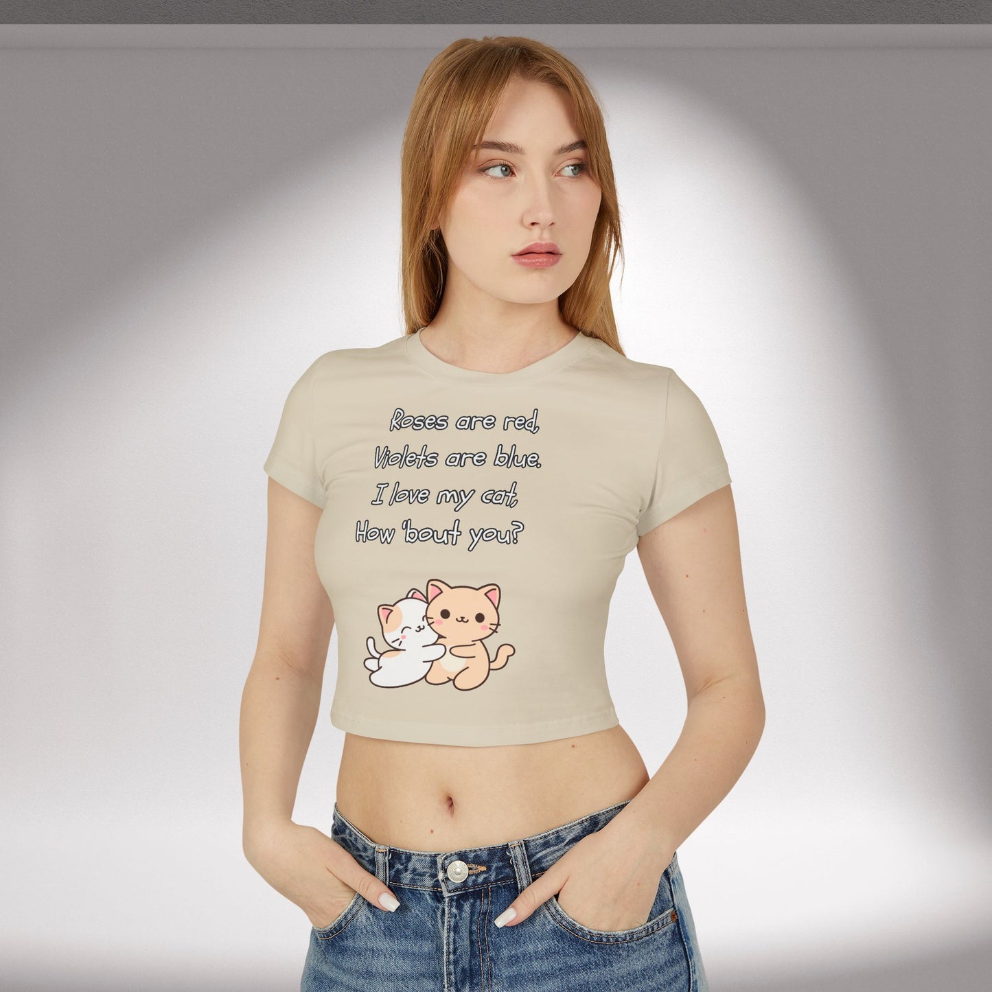 I Love My Cat - Women's Baby Tee