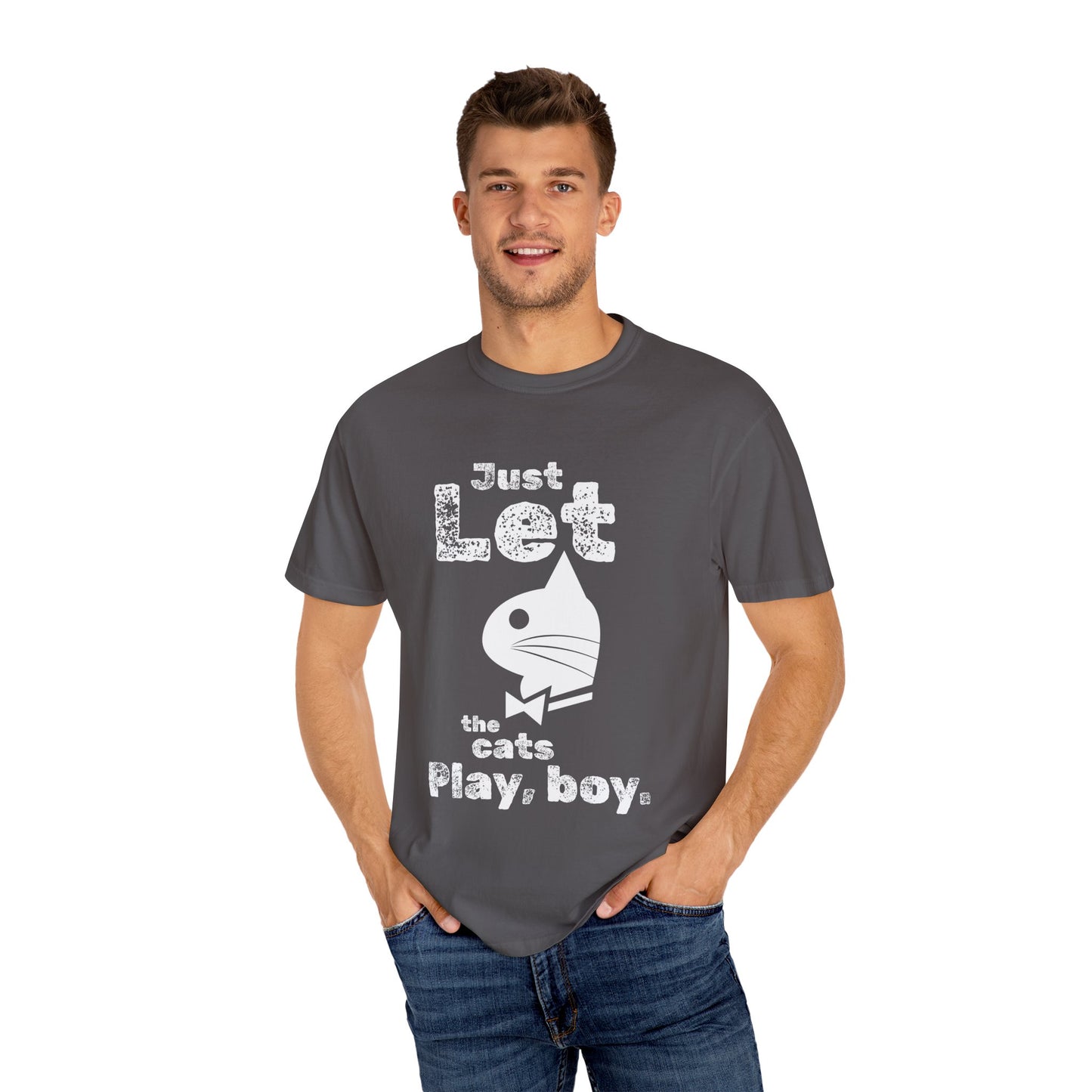 "Let the Cats Play, Boy" Bold & Edgy Cat T-Shirt