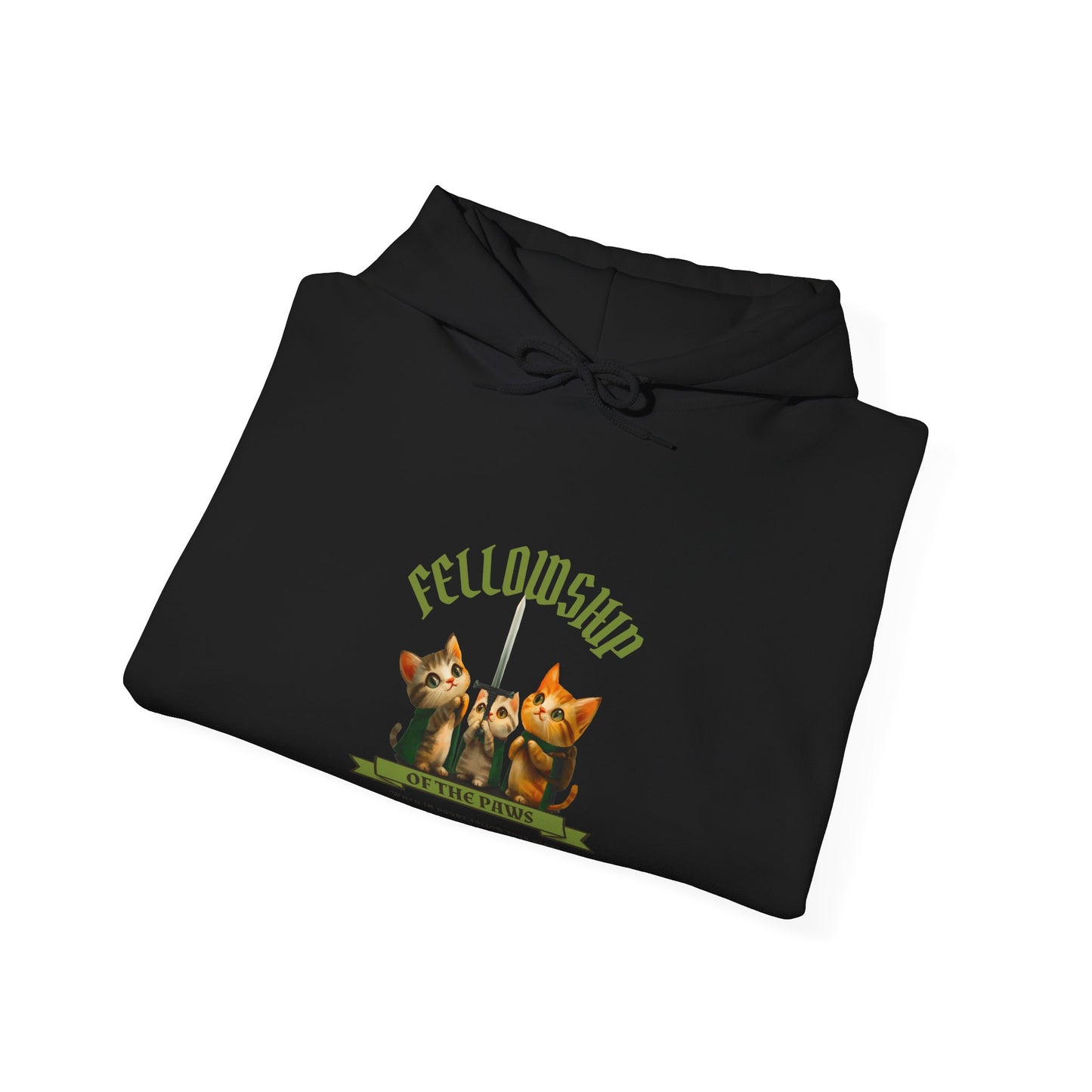 Fellowship of the Paws Funny Unisex Hoodie