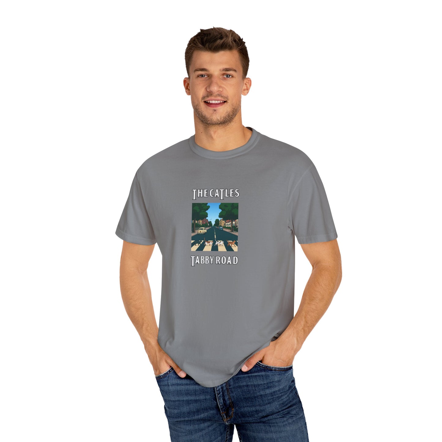 The Catles - Tabby Road Funny Men's/Unisex T-Shirt
