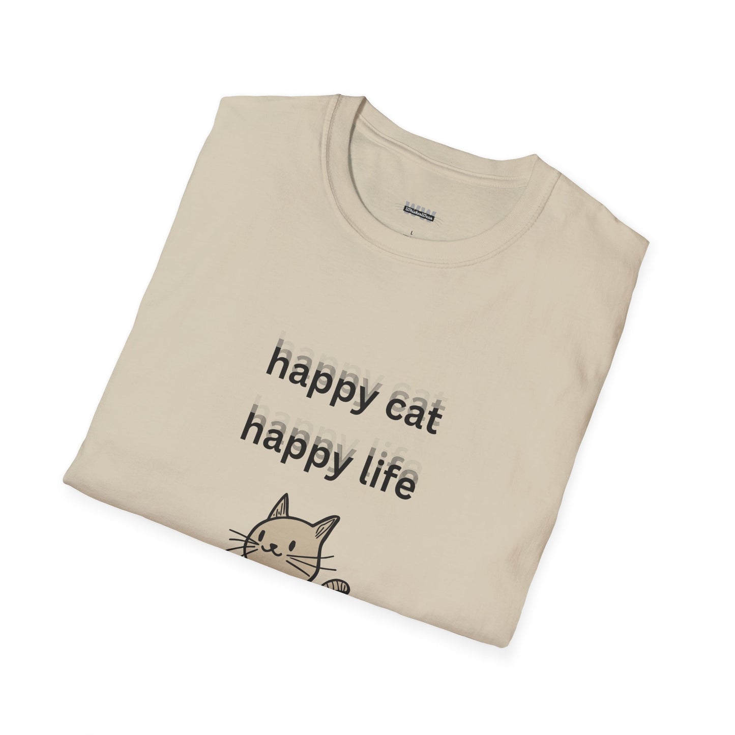 Happy Cat Happy Life Men's/Unisex (Bright Colors)