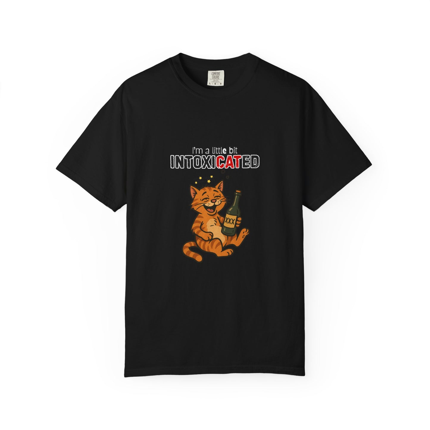 "Intoxi-CAT-ed" Hilarious Cat T-Shirt