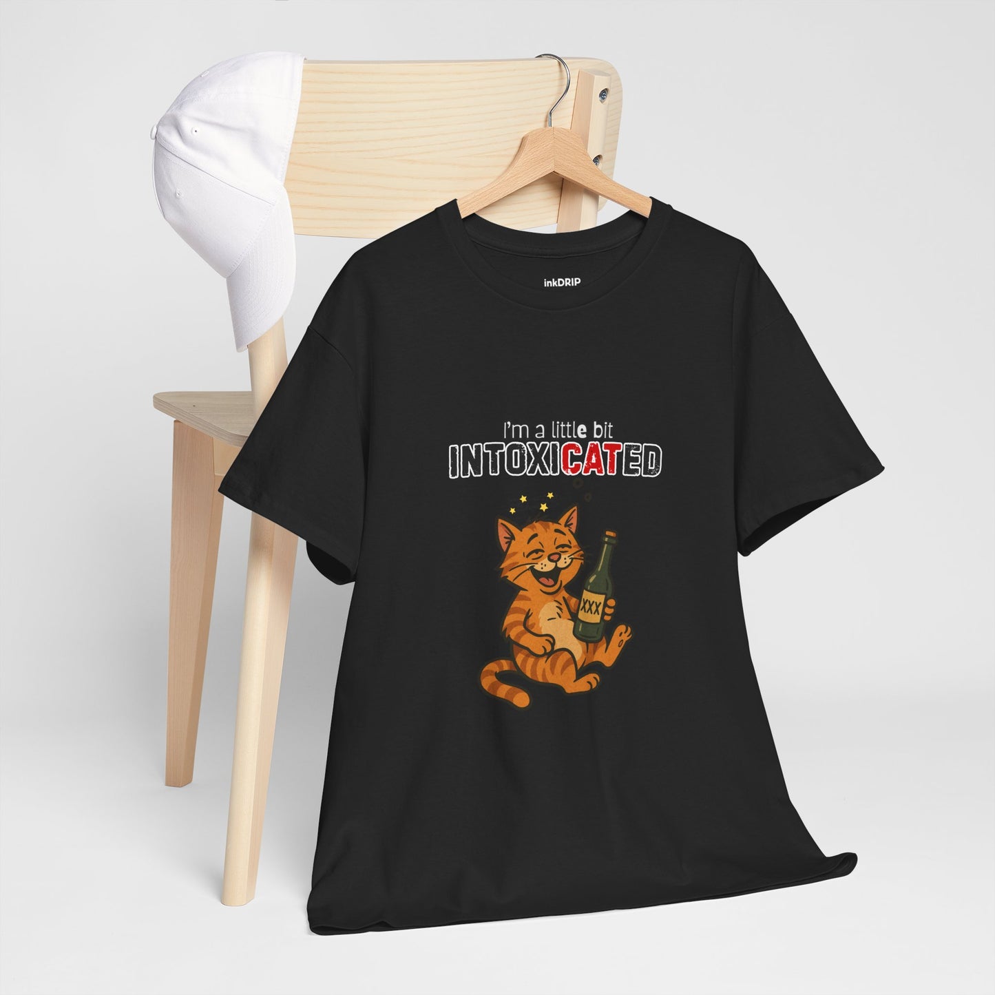 "Intoxi-CAT-ed" Funny Women's Cat T-Shirt