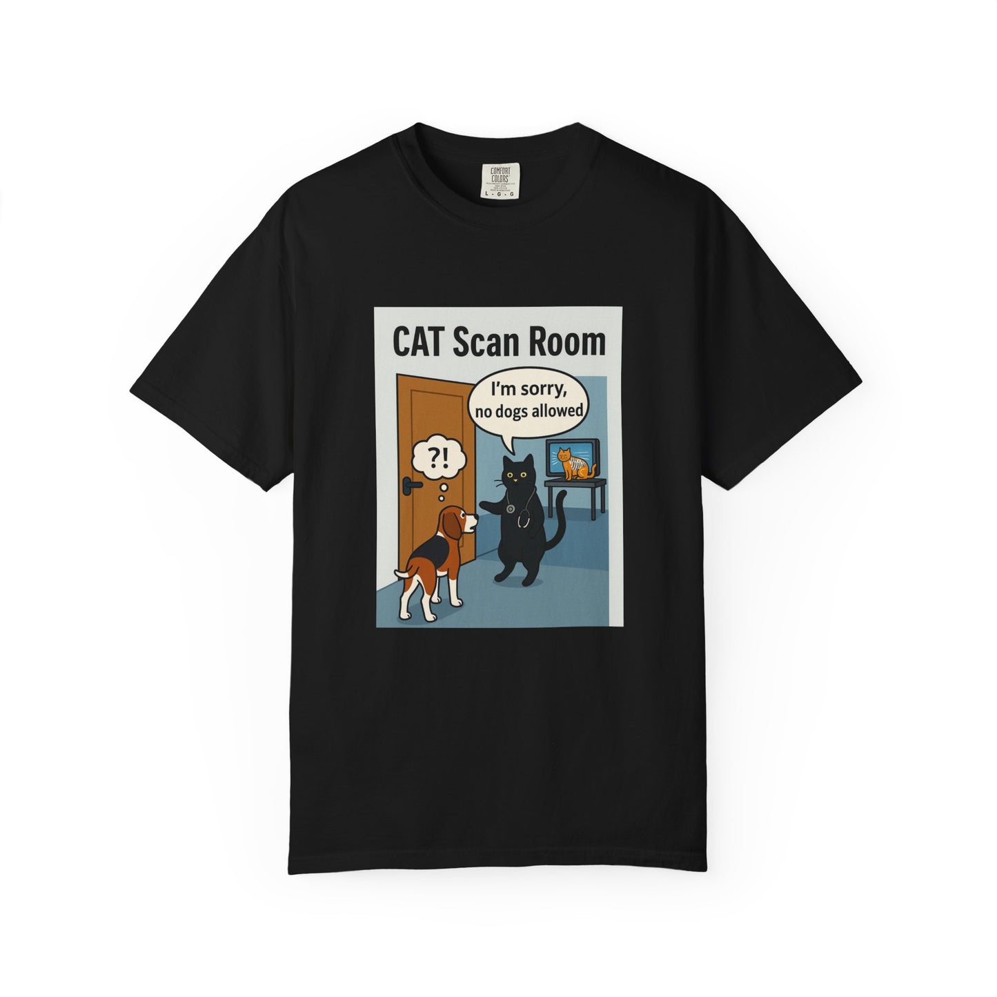 "CAT Scan" Funny Cat T-Shirt