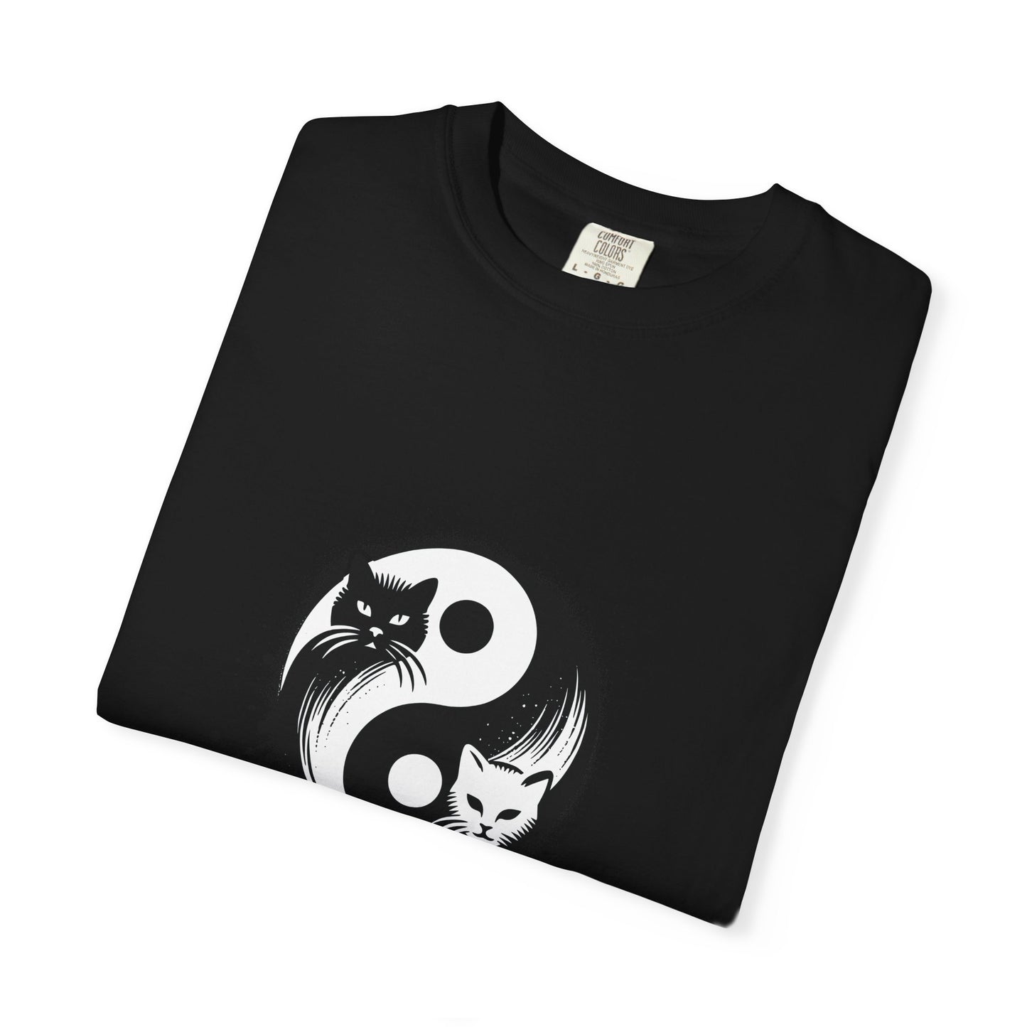 "Yin Yang Cat" Stylish Cat T-Shirt