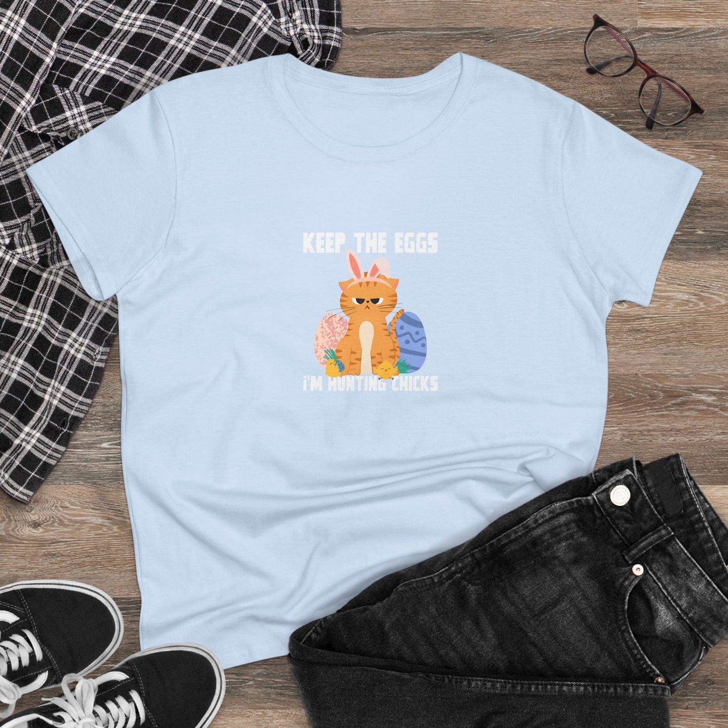 Keep the Eggs Funny Easter Women's T-Shirt
