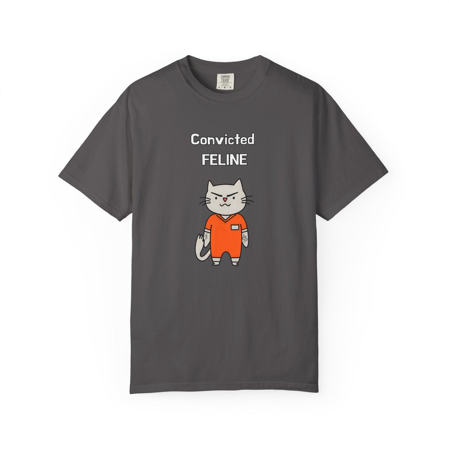 "Convicted Feline" Hilarious Cat T-Shirt