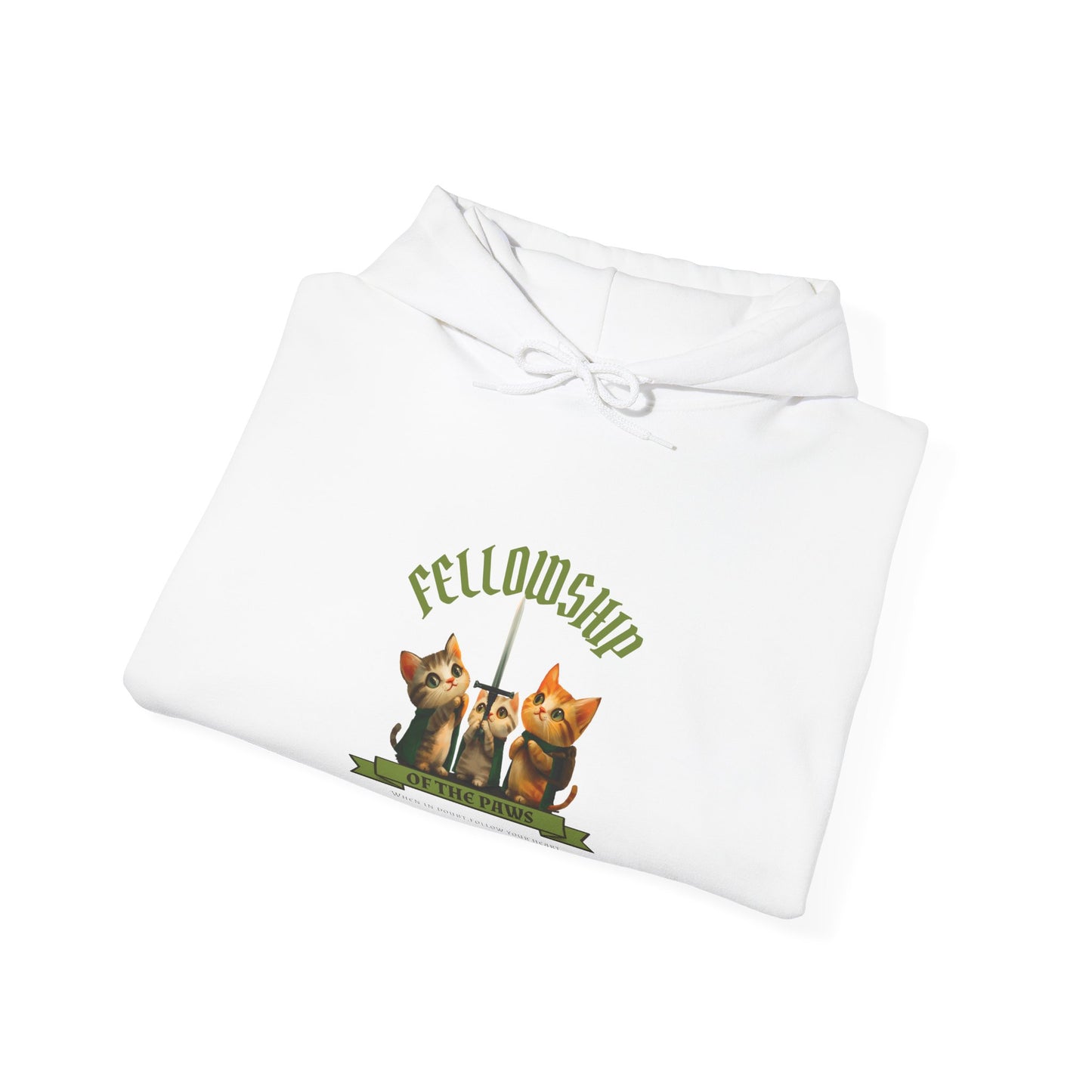 Fellowship of the Paws Funny Unisex Hoodie
