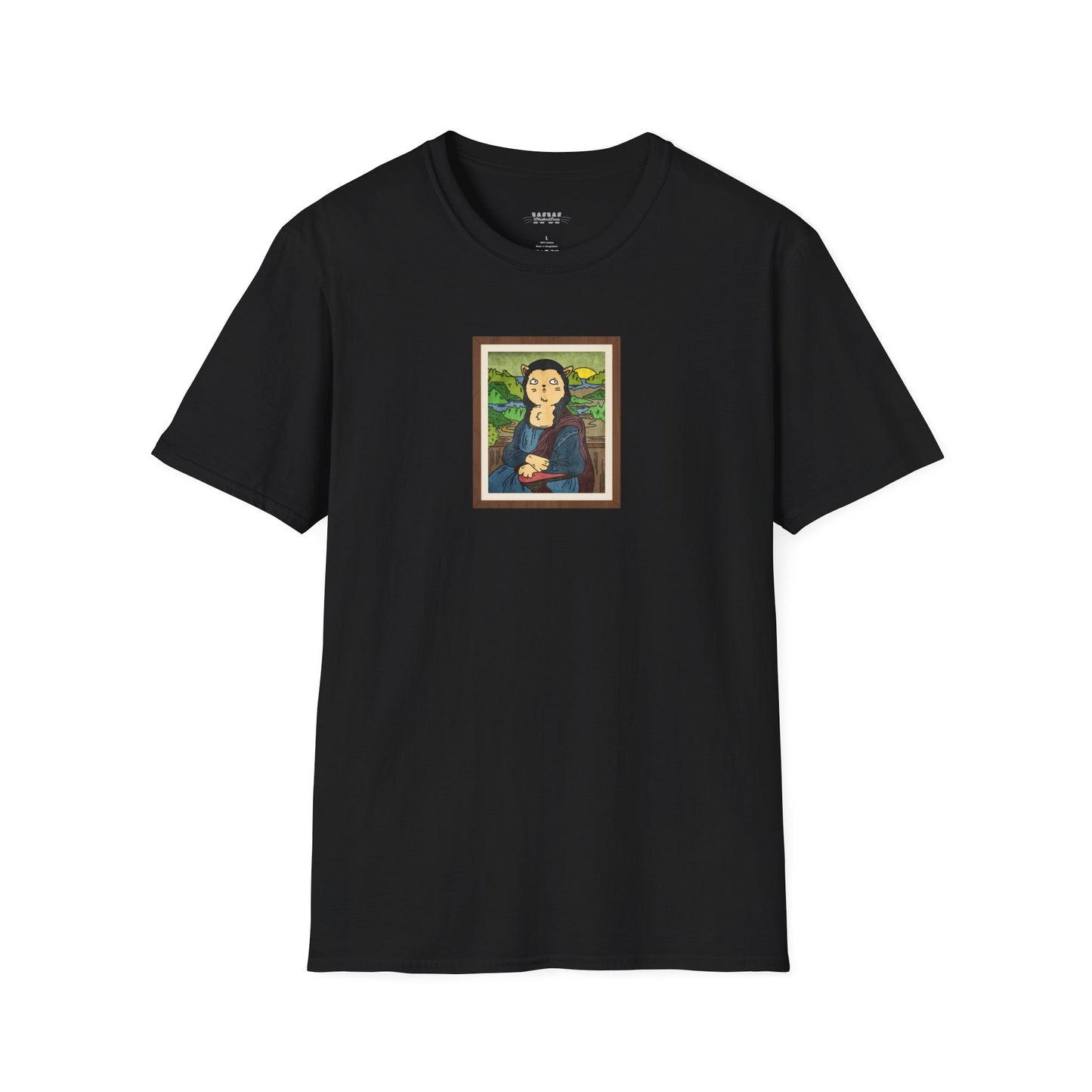 'Meowna Lisa' Funny Men's/Unisex T-Shirt