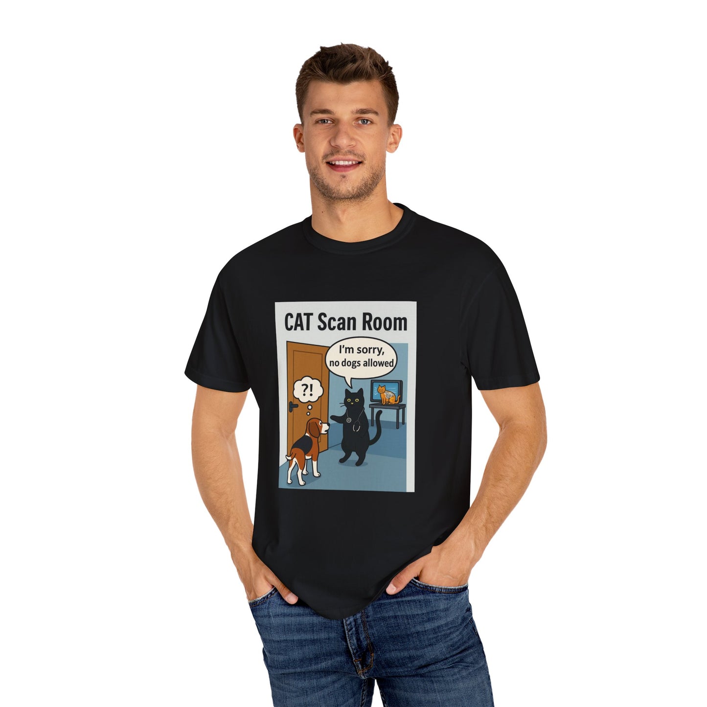 "CAT Scan" Funny Cat T-Shirt