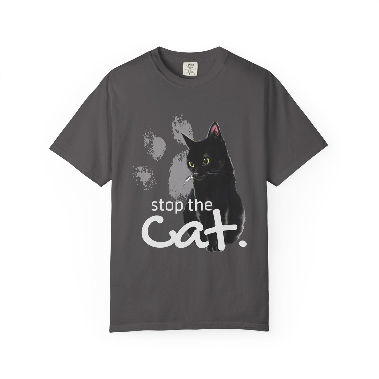 "Stop the Cat" Funny & Stylish Cat T-Shirt