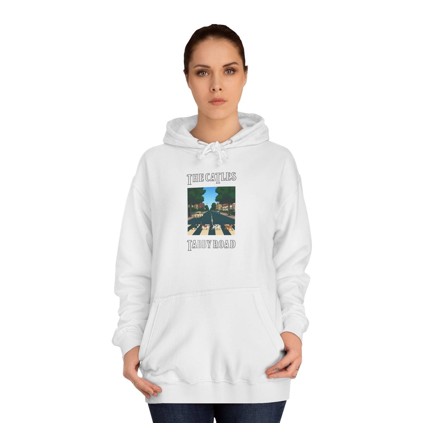 The Catles - Tabby Road Funny Unisex Hoodie