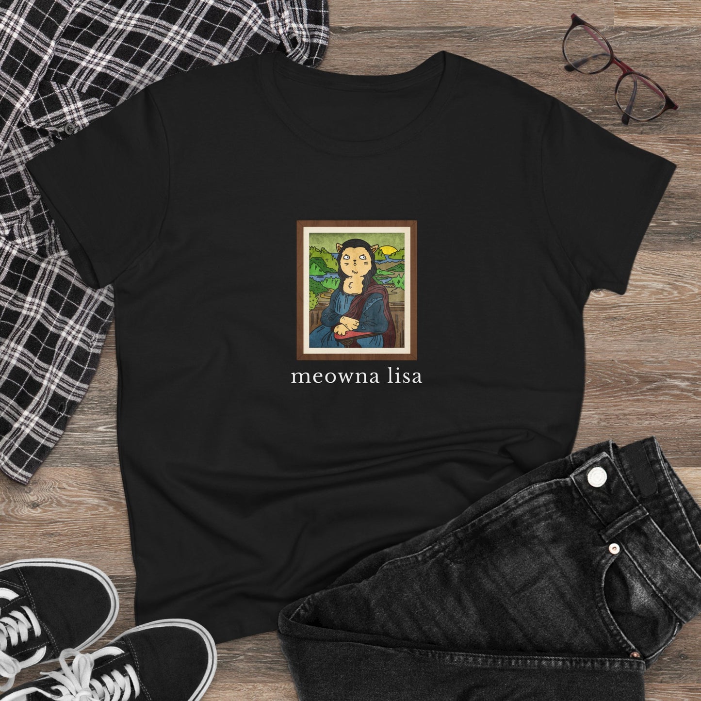 Meowna Lisa Women's T-Shirt