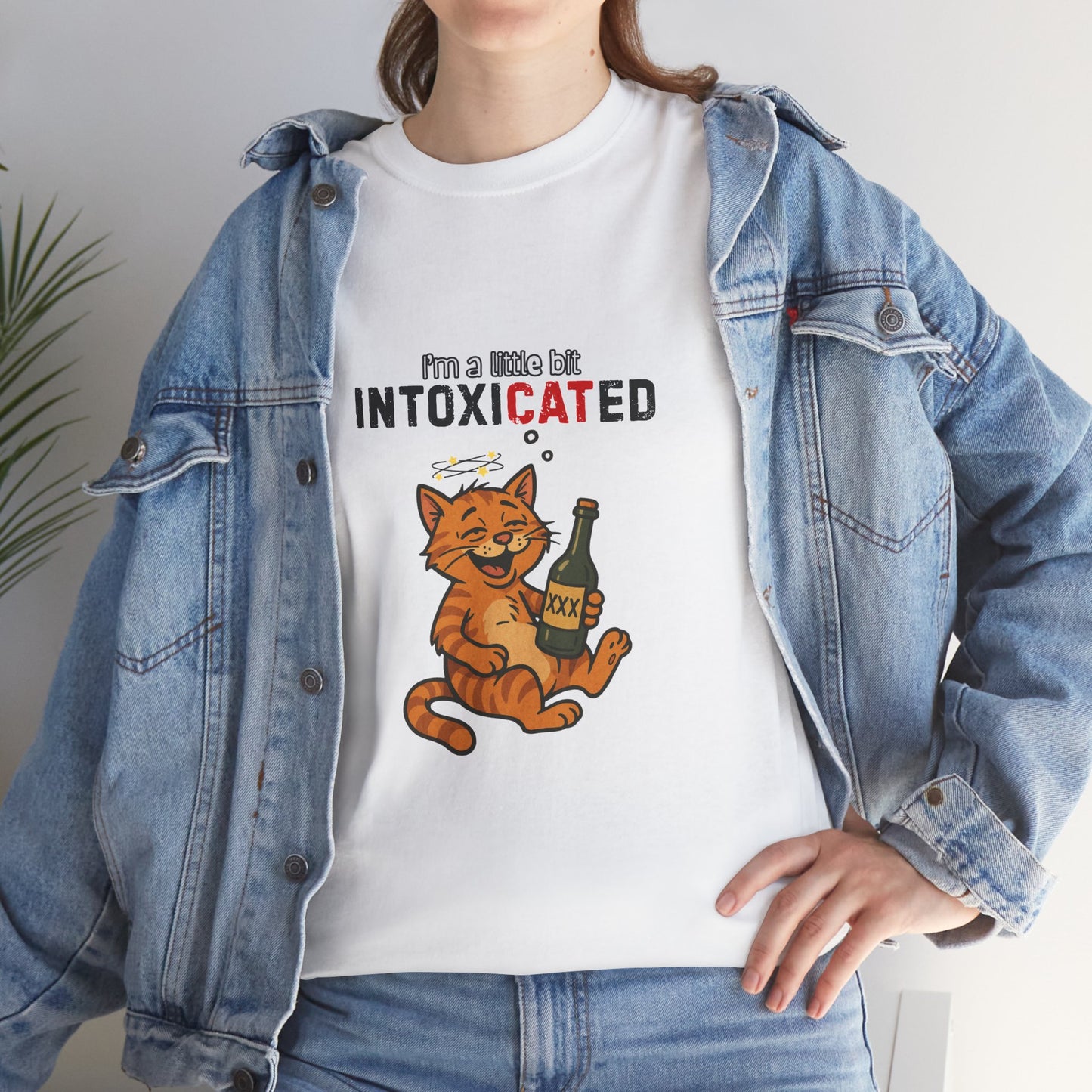 "Intoxi-CAT-ed" Funny Women's Cat T-Shirt