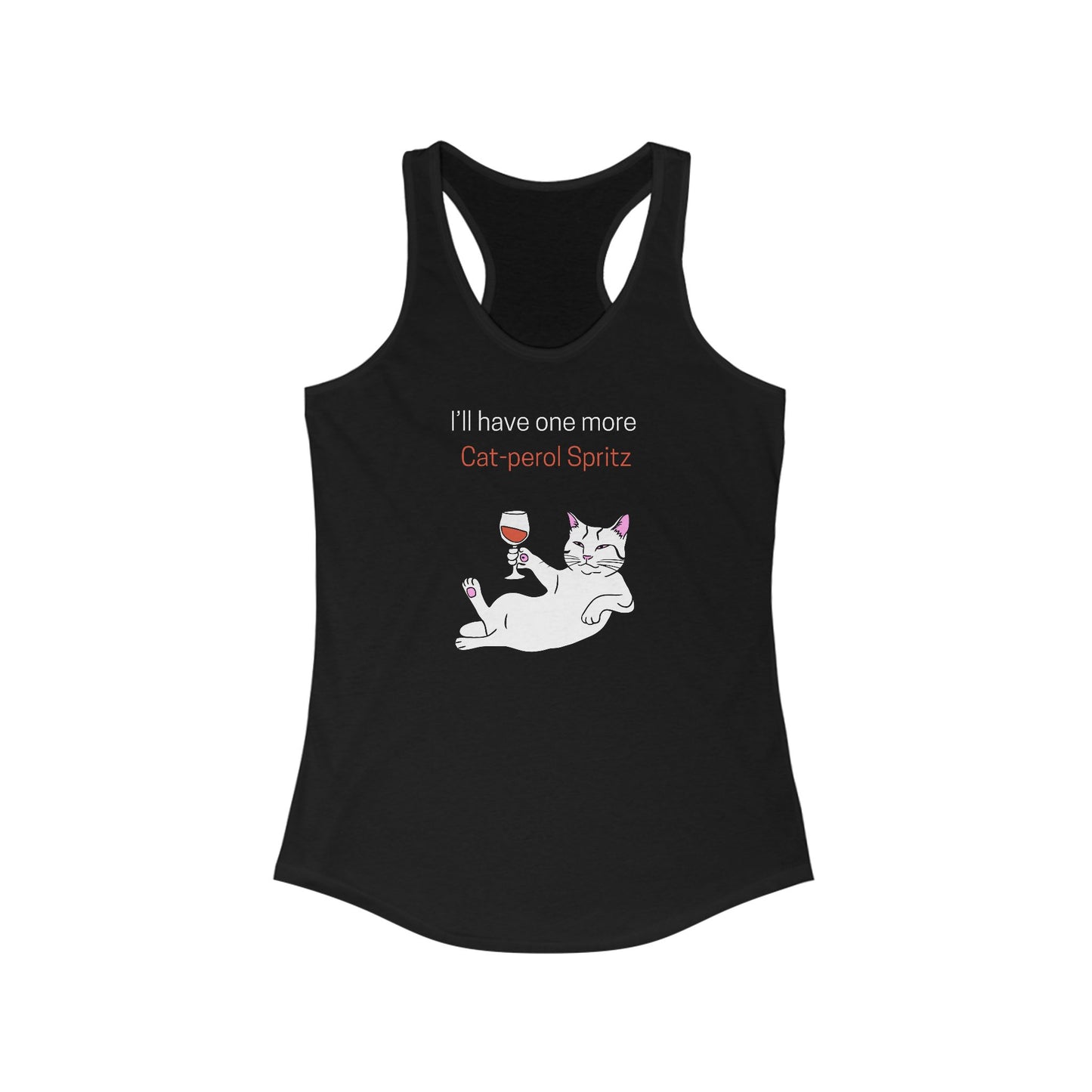 One More Cat-Perol Spritz Funny Women's Tank Top