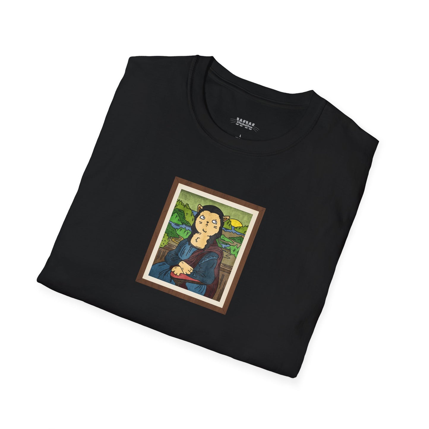 'Meowna Lisa' Funny Men's/Unisex T-Shirt
