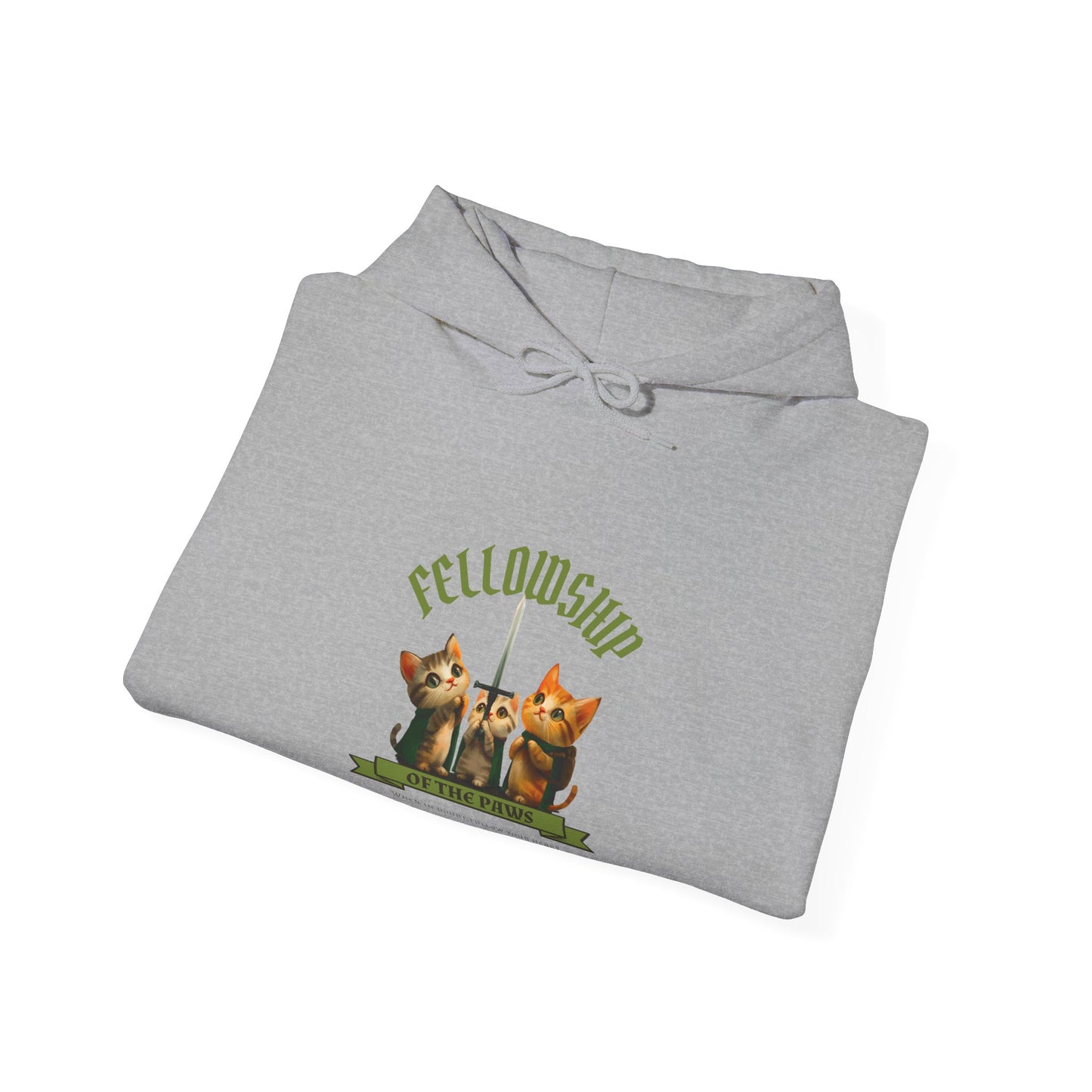 Fellowship of the Paws Funny Unisex Hoodie