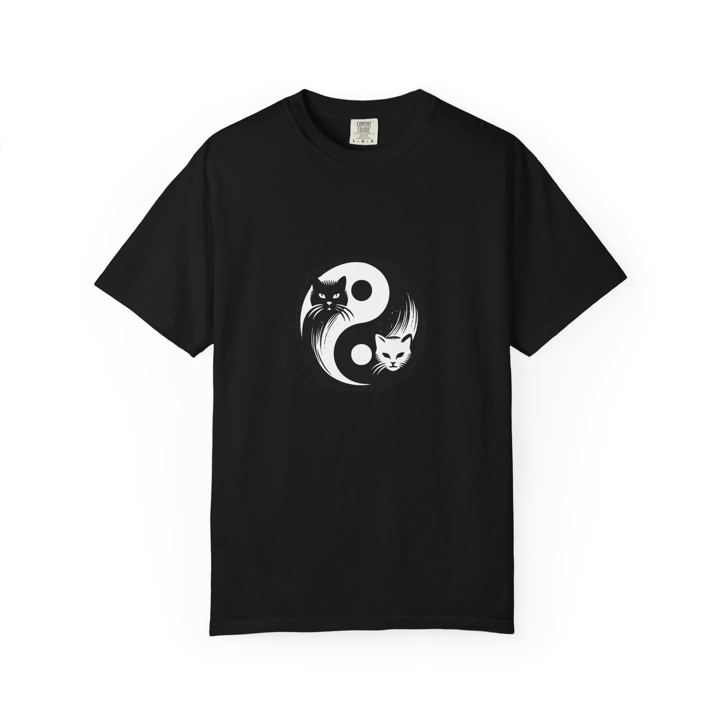"Yin Yang Cat" Stylish Cat T-Shirt