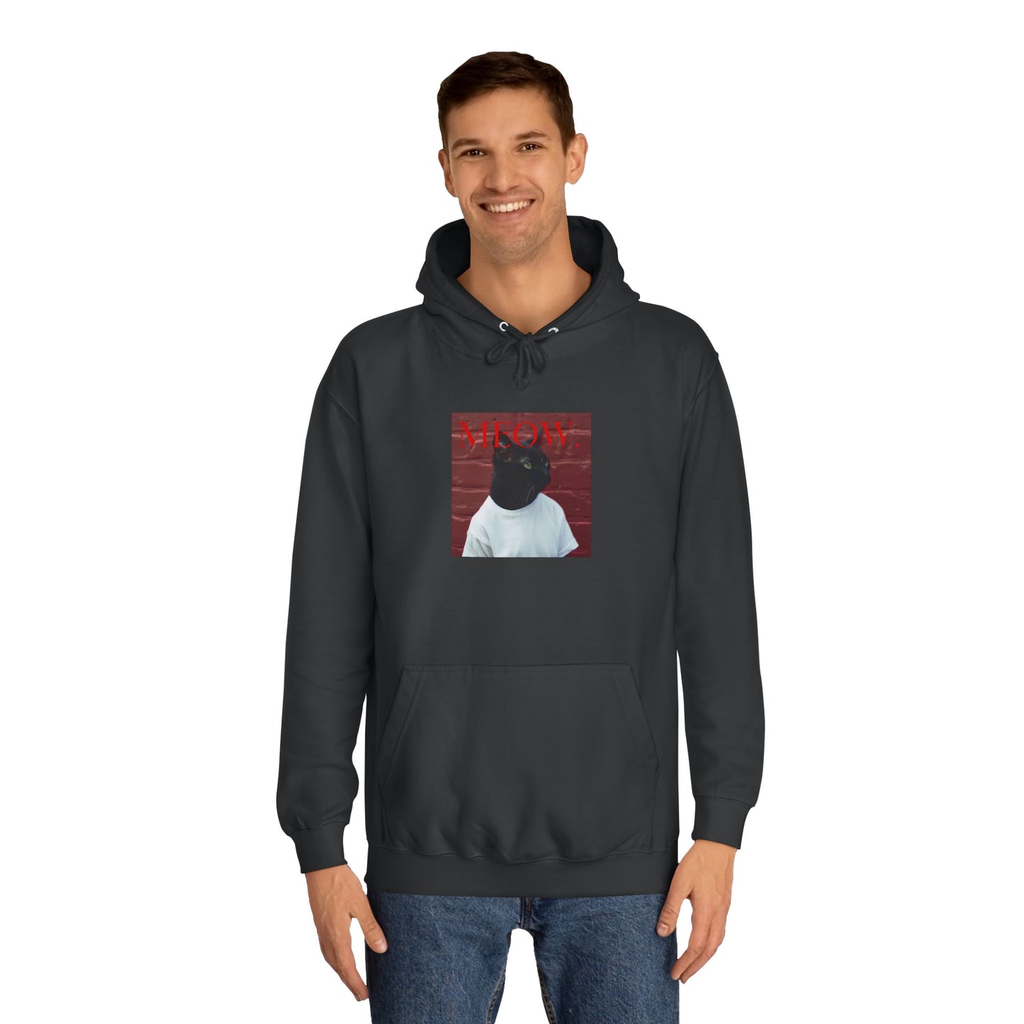MEOW. Funny Unisex Hoodie