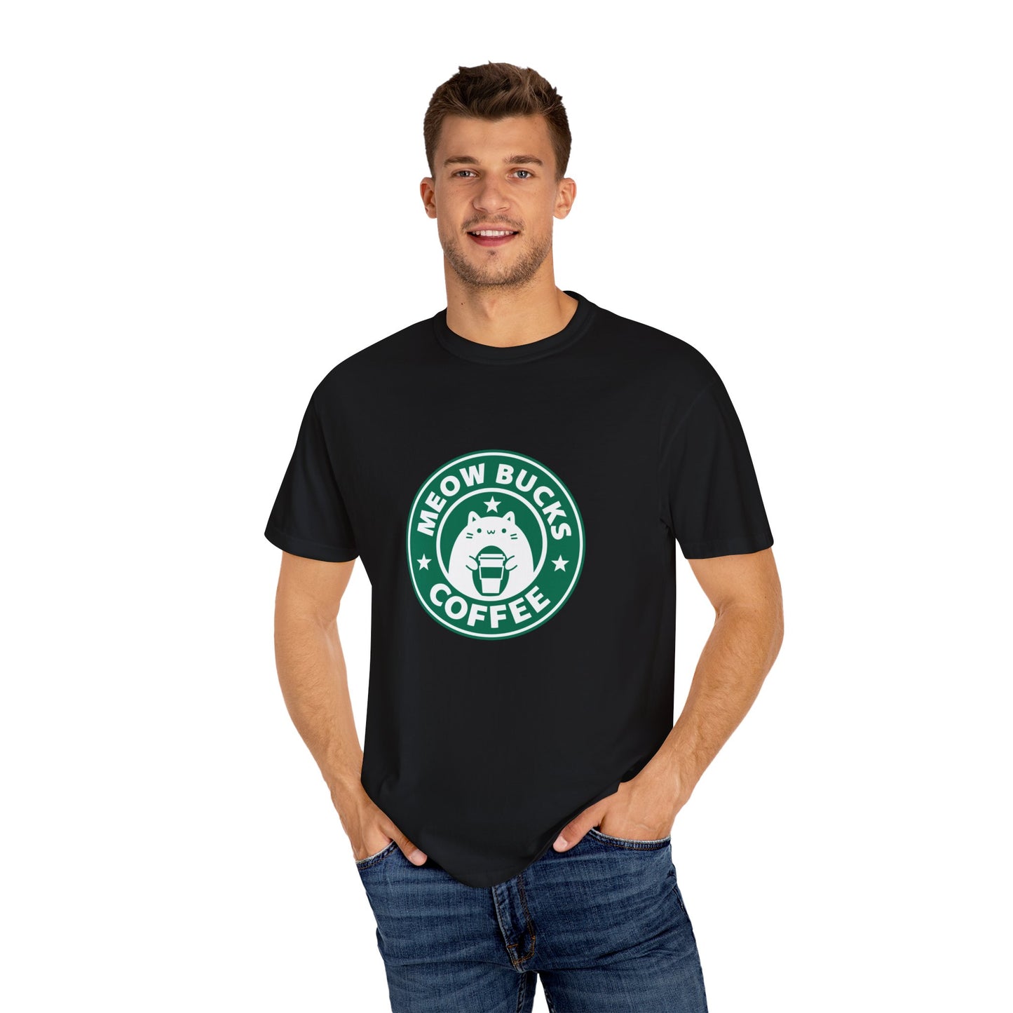 Meowbucks Coffee Unisex T-Shirt