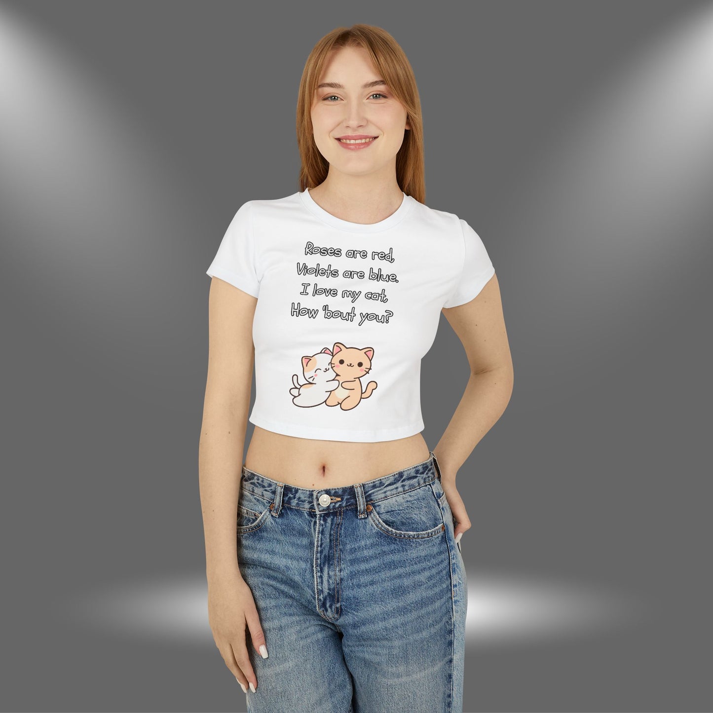 I Love My Cat - Women's Baby Tee
