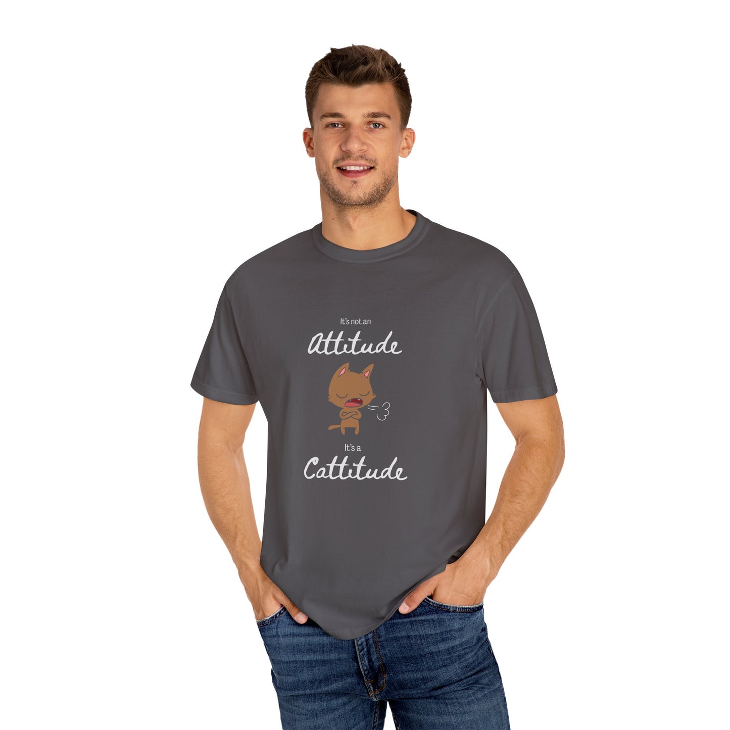 "Cattitude" Funny & Stylish Cat T-Shirt