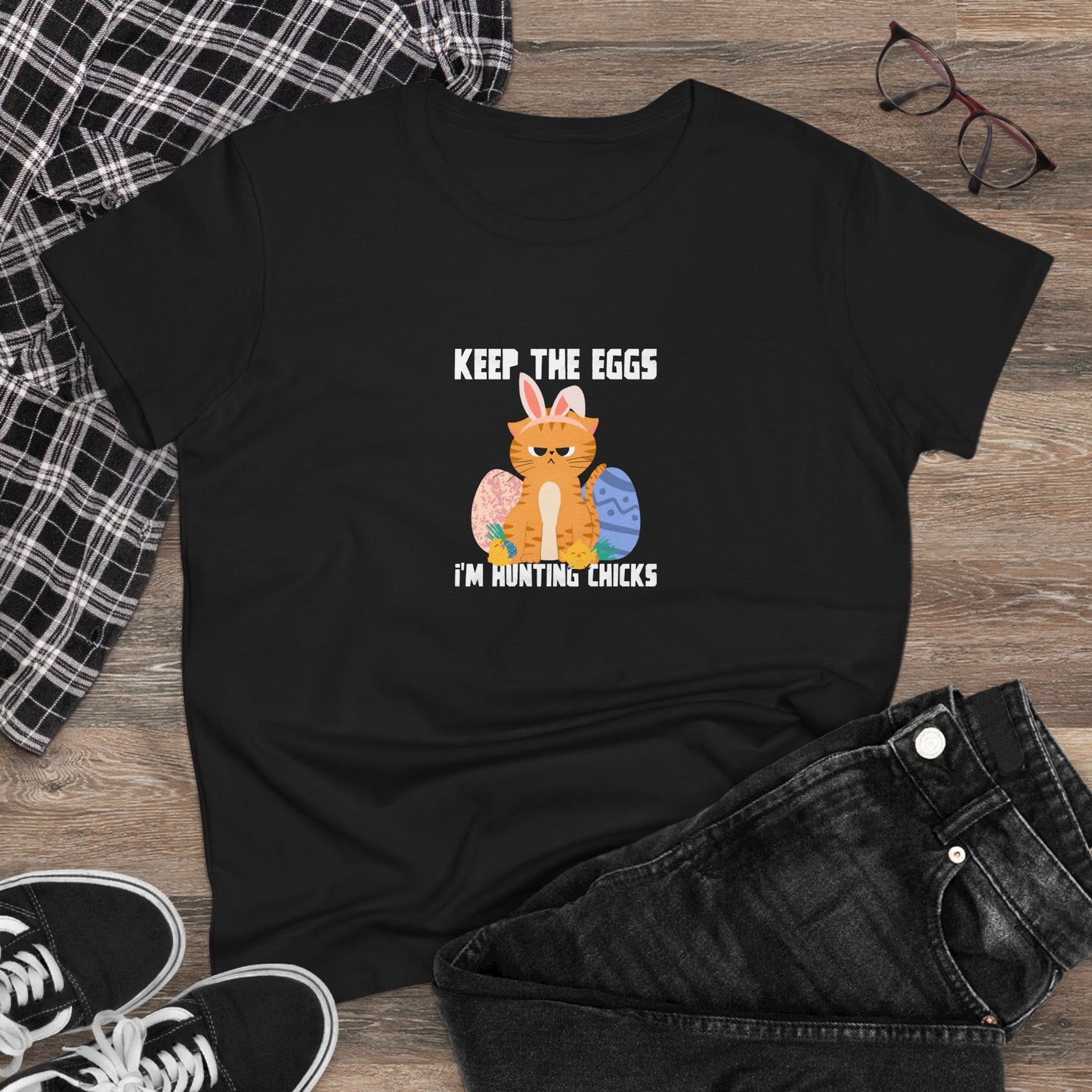 Keep the Eggs Funny Easter Women's T-Shirt