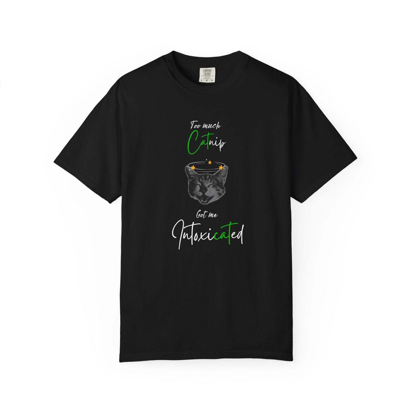 "Intoxicated" Funny Cat T-Shirt
