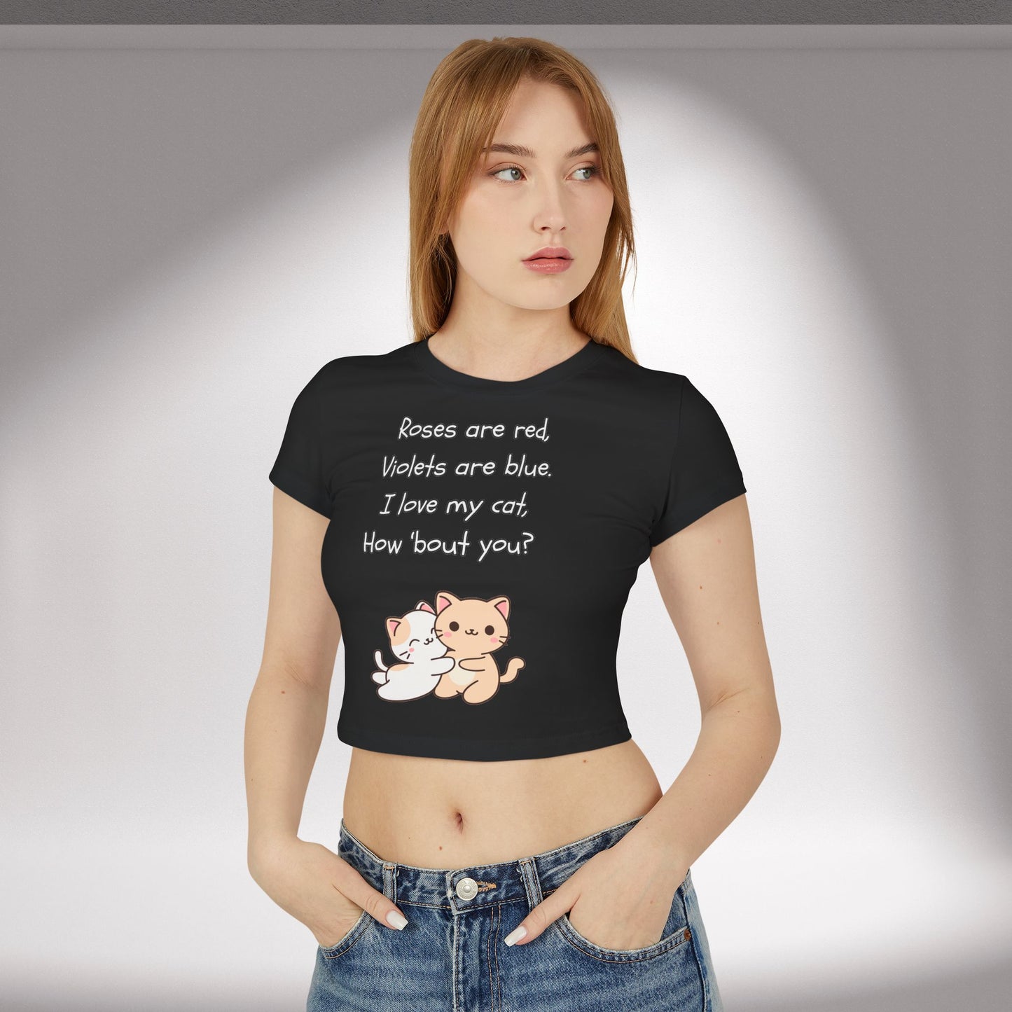 I Love My Cat - Women's Baby Tee