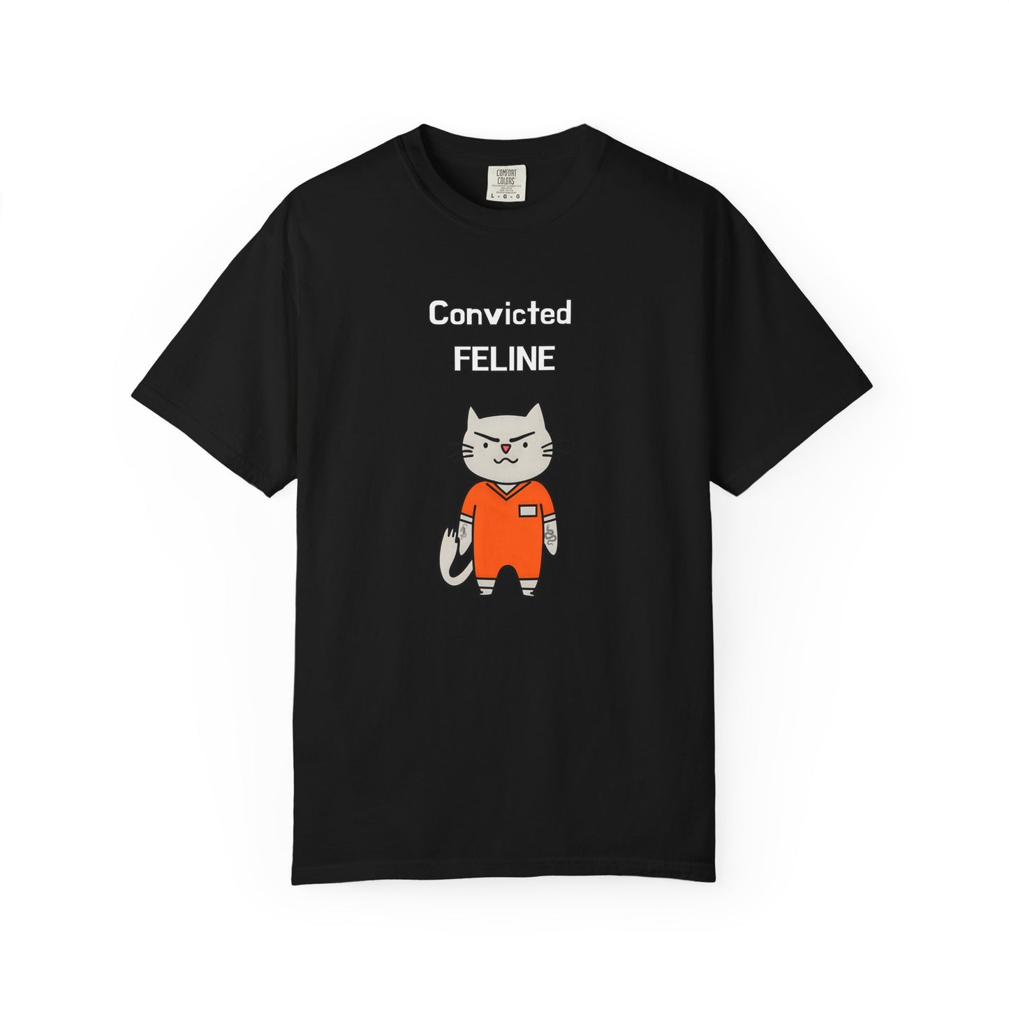 "Convicted Feline" Hilarious Cat T-Shirt