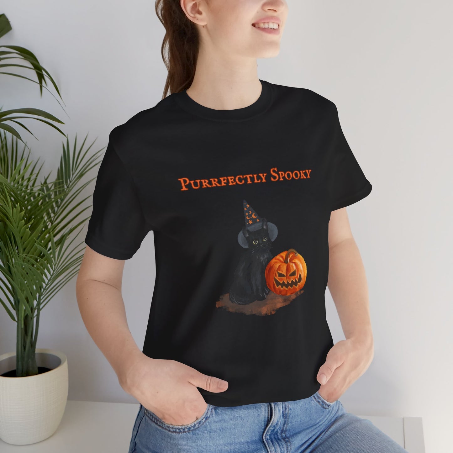 Purrfectly Spooky Halloween Unisex Shirt