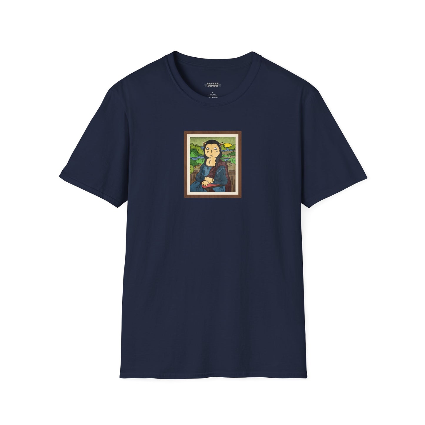 'Meowna Lisa' Funny Men's/Unisex T-Shirt