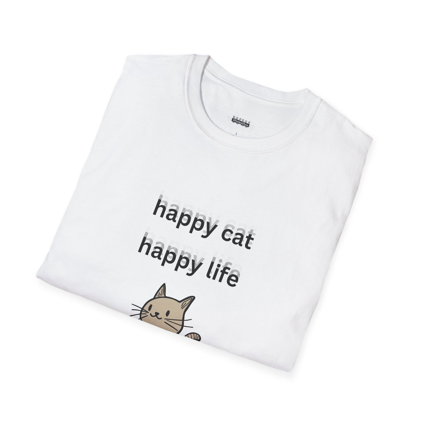 Happy Cat Happy Life Men's/Unisex (Bright Colors)