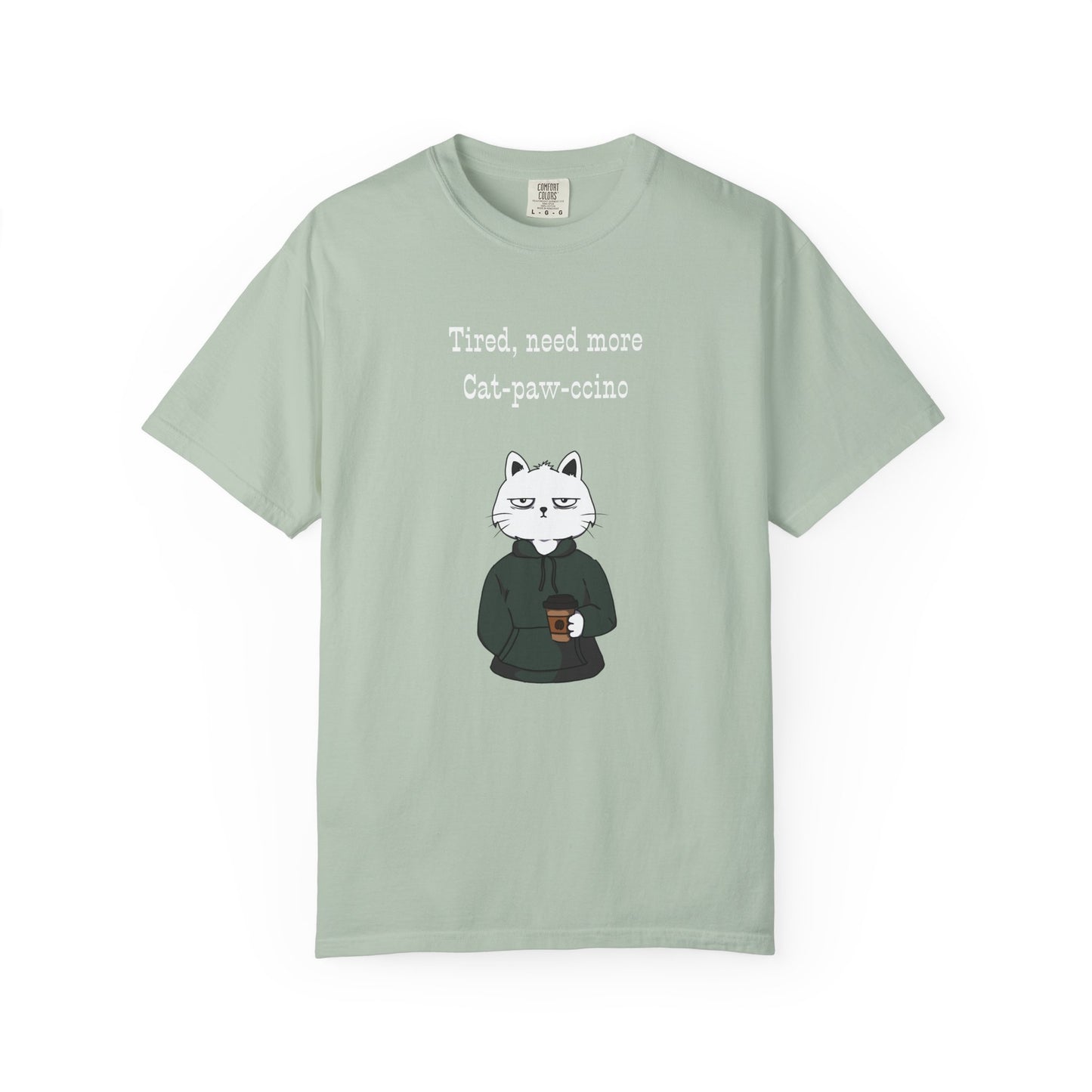 Tired, Need More Cat-paw-ccino Men's/Unisex T-Shirt