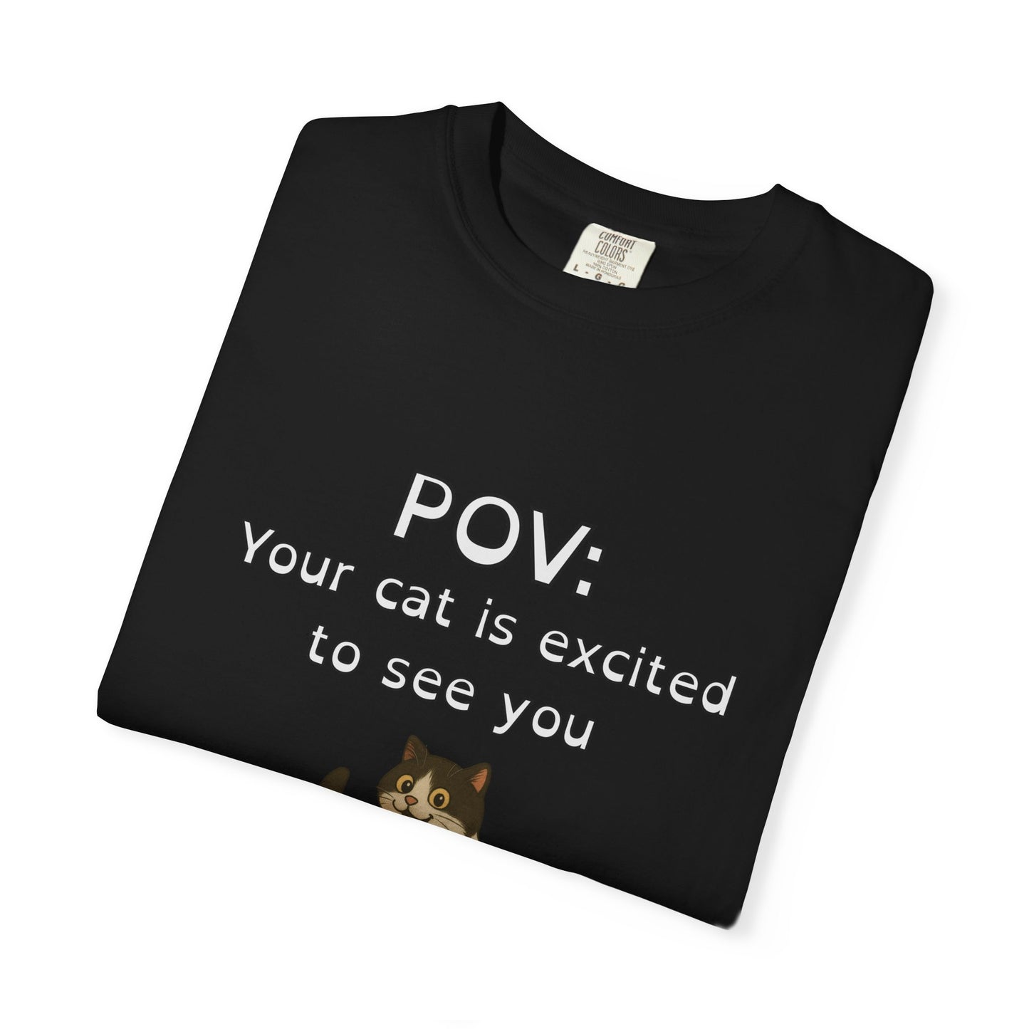 "Excited Cat" Funny Bold & Edgy T-Shirt