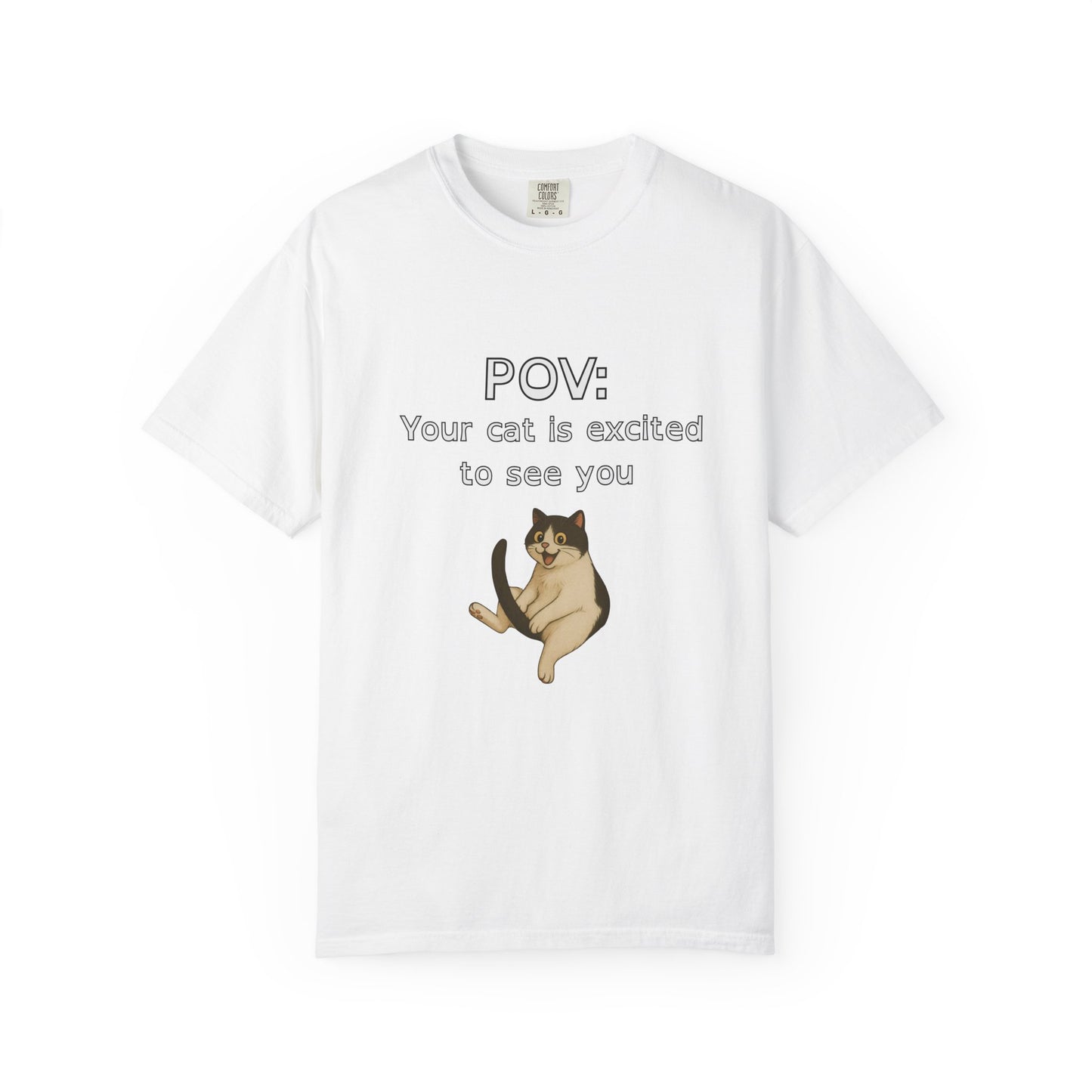 "Excited Cat" Funny Bold & Edgy T-Shirt