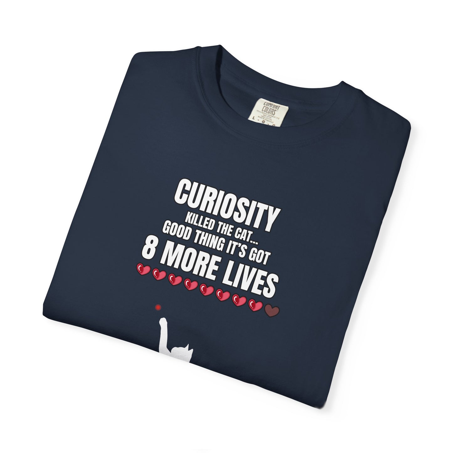 "Curiosity Killed the Cat" Hilarious Cat T-Shirt