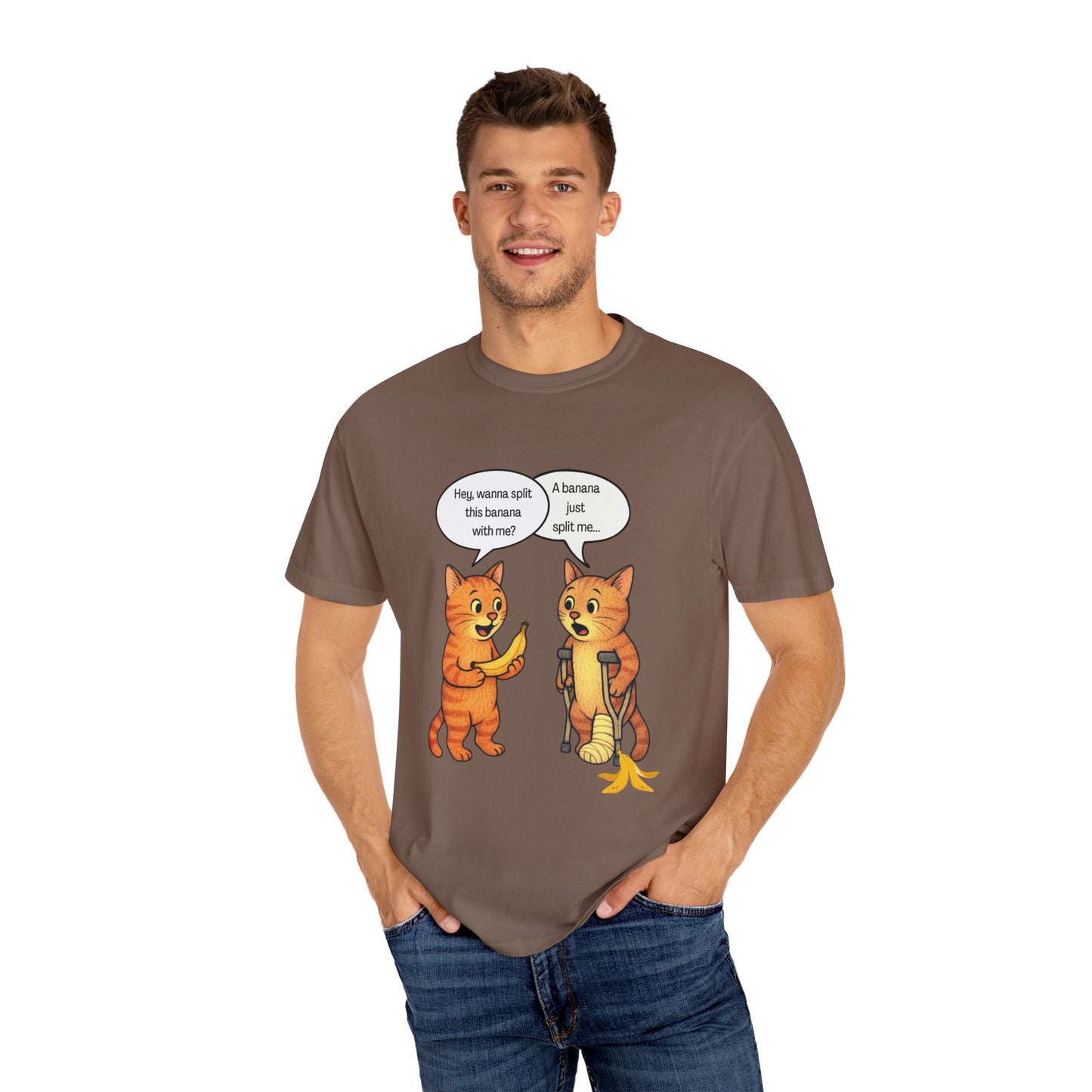 "Banana Split" - Funny Comic T-Shirt