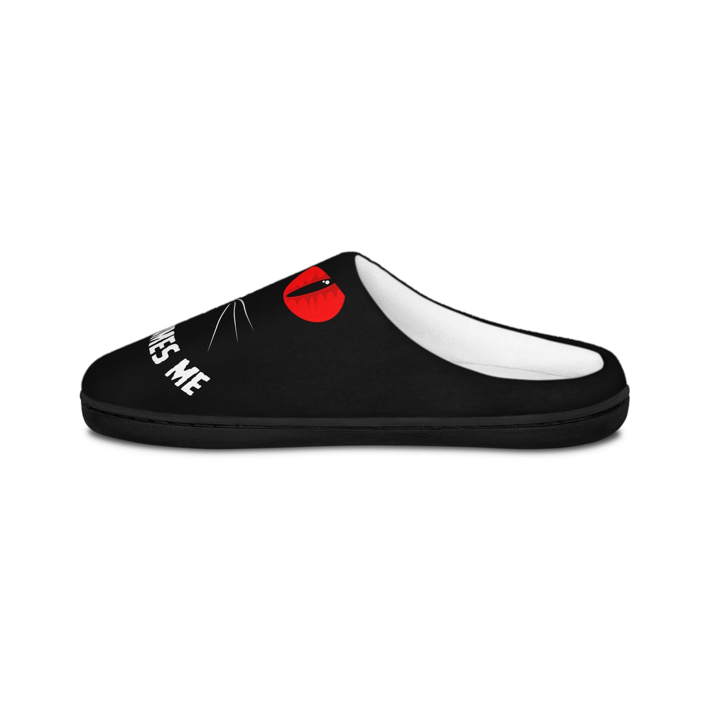 "Rage Consumes Me" Cat-Themed Slippers for Women