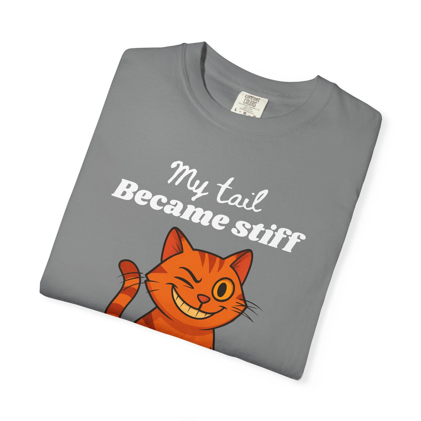 "Stiff Tail" Bold & Edgy Cat T-Shirt