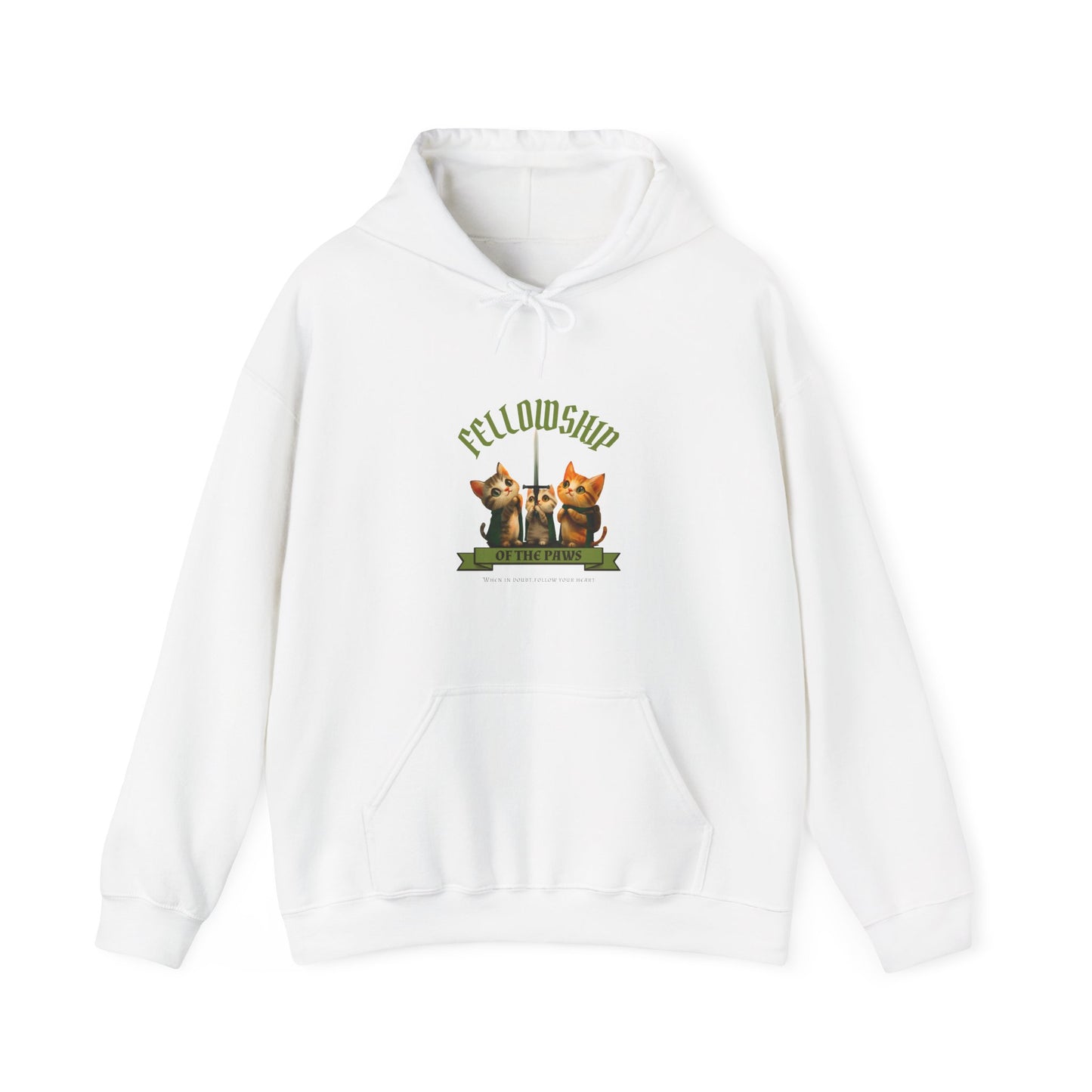Fellowship of the Paws Funny Unisex Hoodie