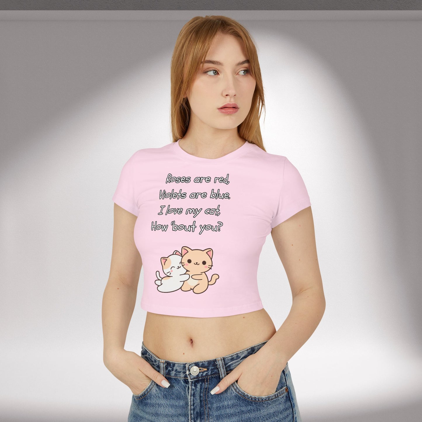 I Love My Cat - Women's Baby Tee