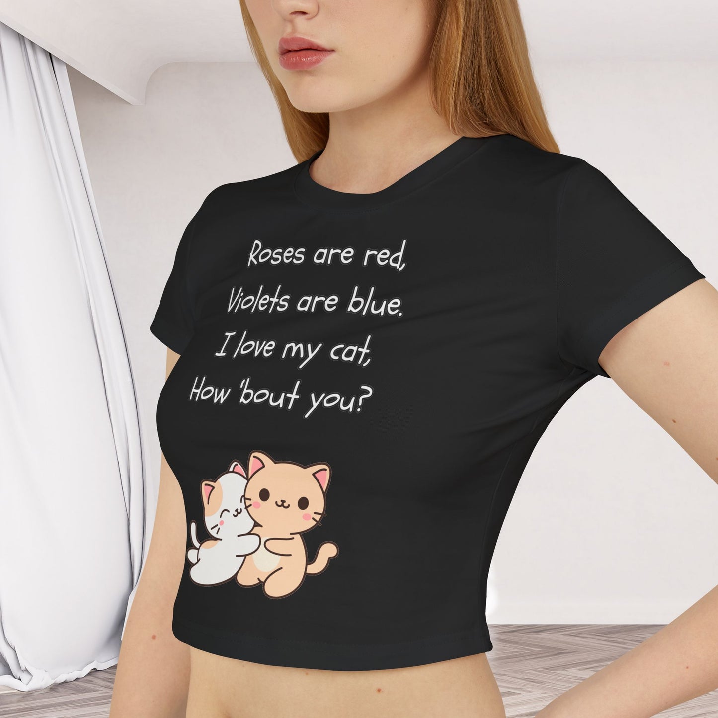 I Love My Cat - Women's Baby Tee