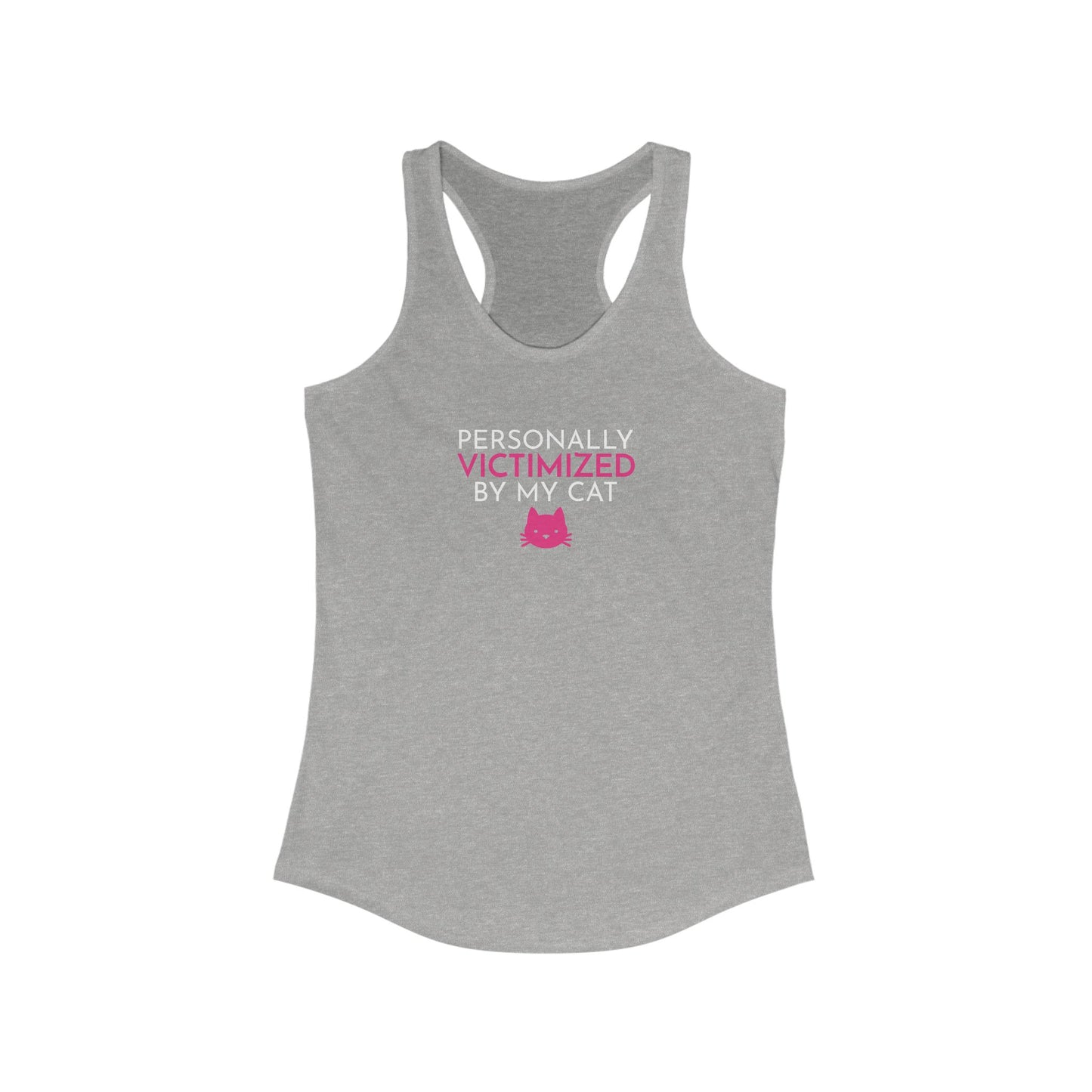 Personally Victimized By My Cat Funny Women's Tank Top