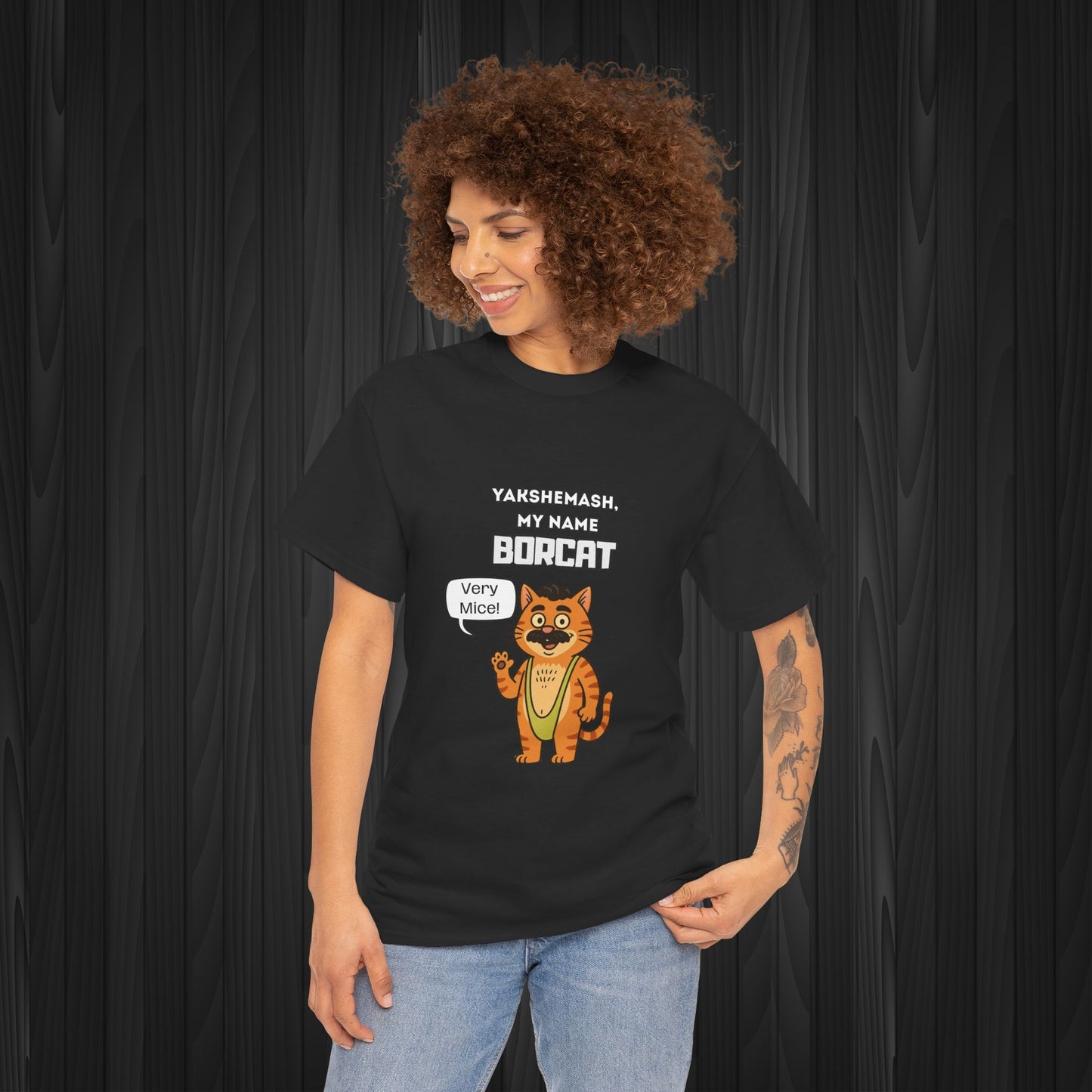 "BORCAT" Hilarious Women's Cat T-Shirt