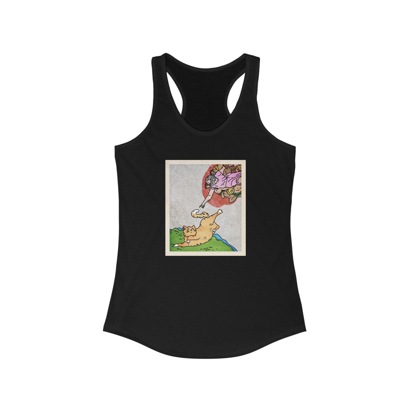 Cat Renaissance Artwork Women's Tank Top