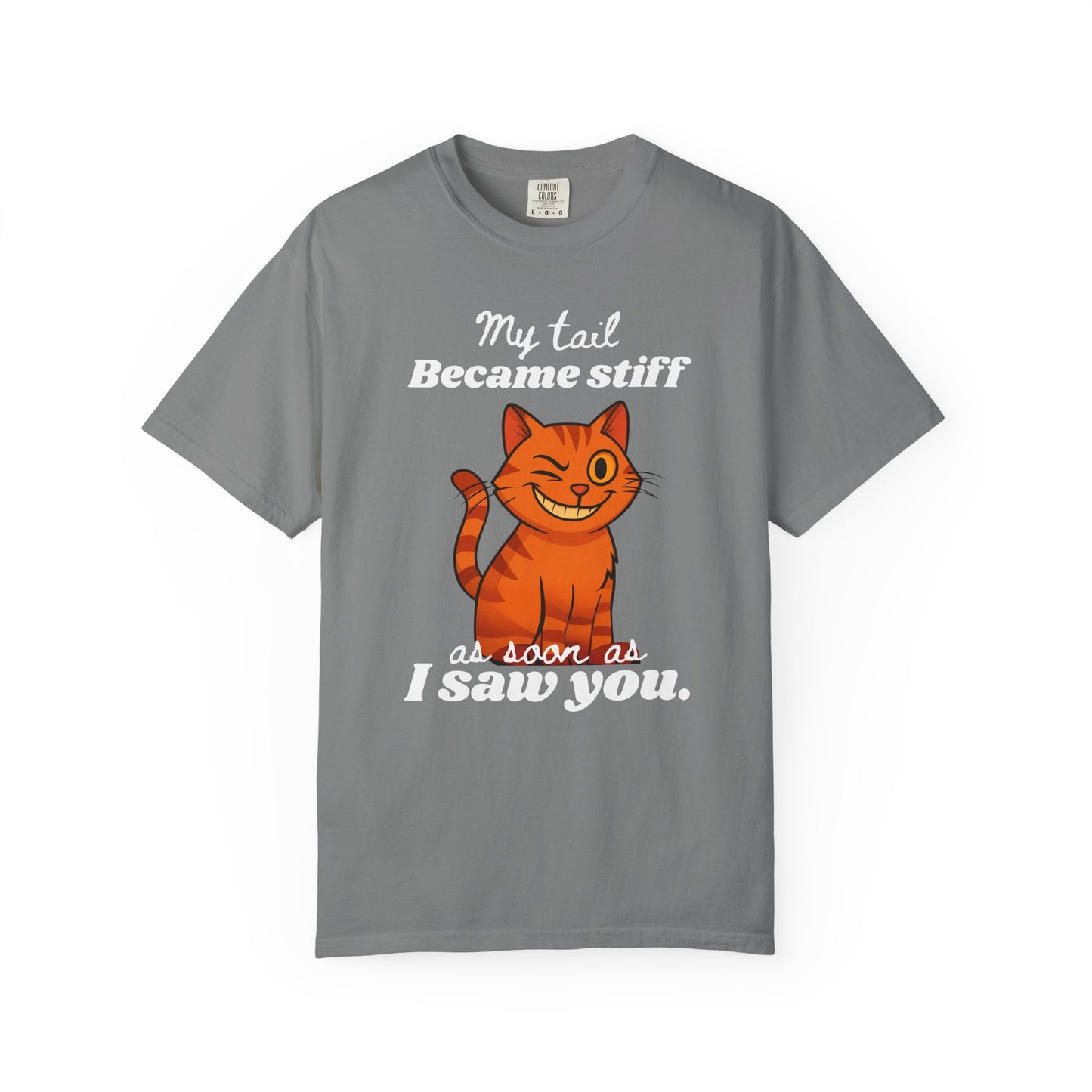 "Stiff Tail" Bold & Edgy Cat T-Shirt