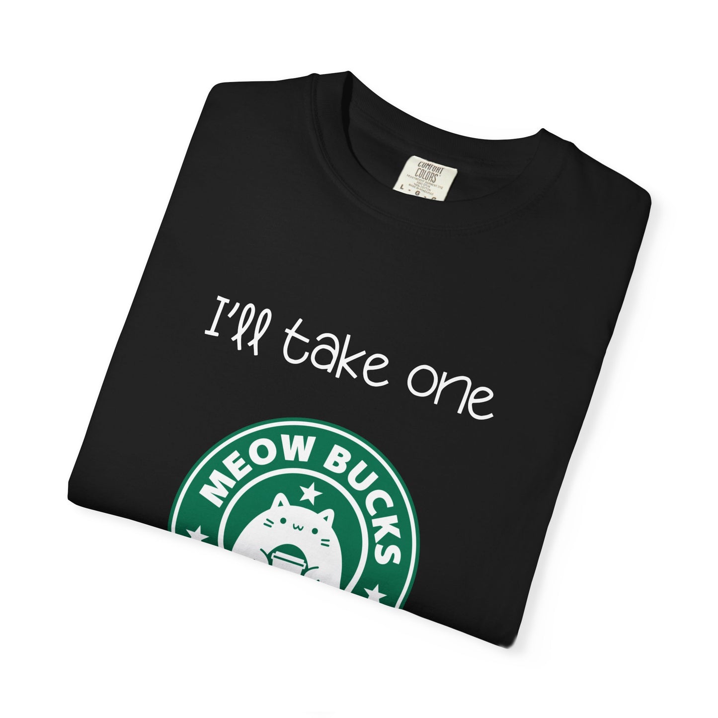 Meowbucks Coffee Men's/Unisex Cat T-Shirt
