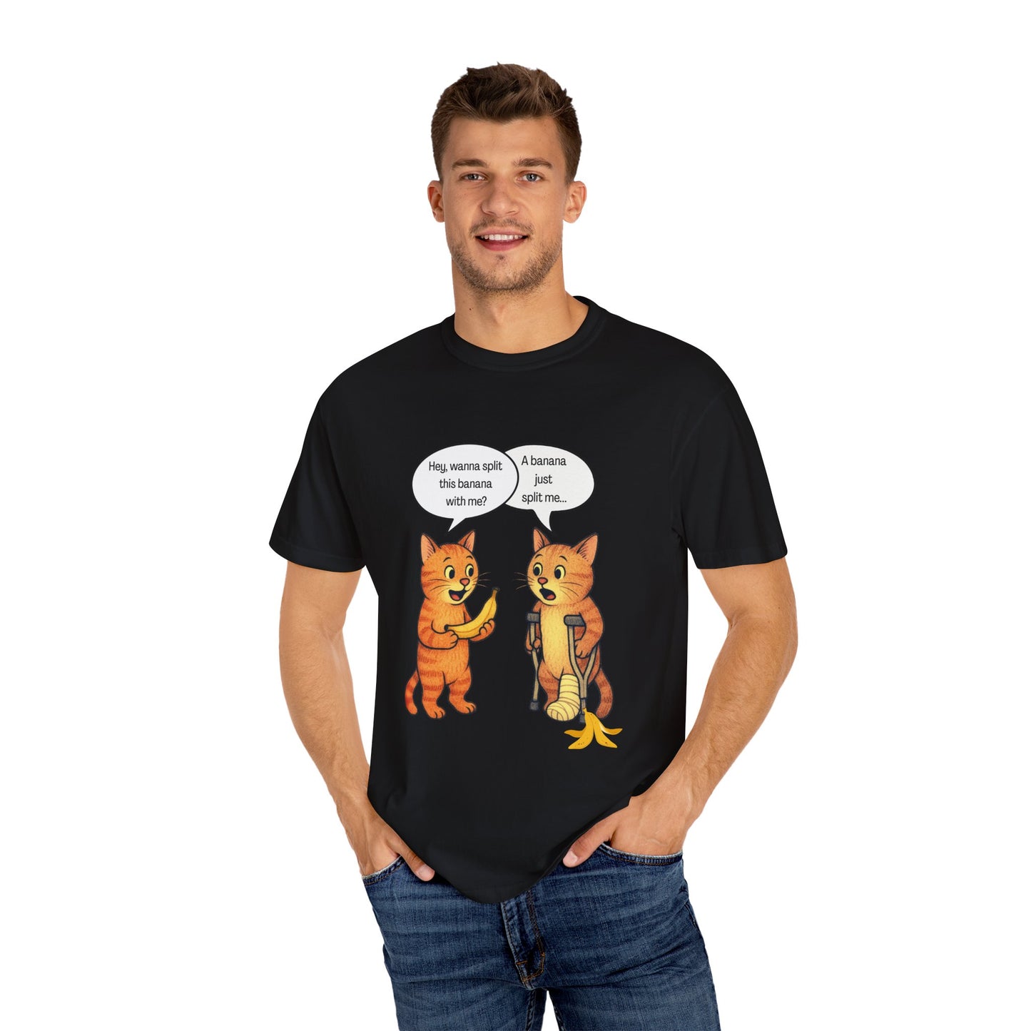 "Banana Split" - Funny Comic T-Shirt